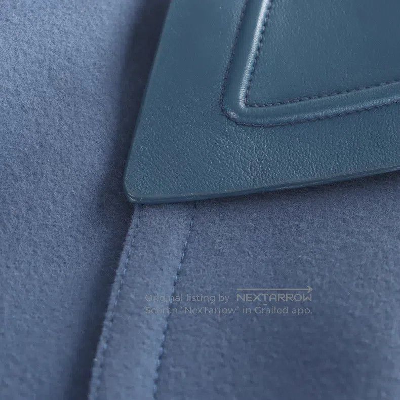 Fendi Fendi Blue Wool Cashmere Coat Size XS / US 0-2 / IT 36-38 - 4 Thumbnail