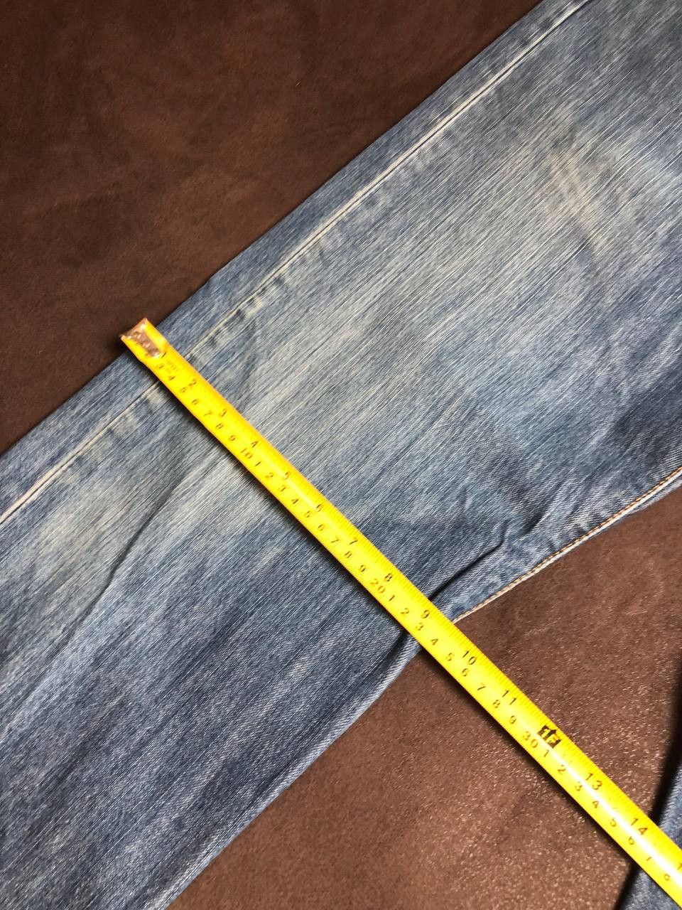 Levi's Levi's 501 Jeans Mens Straight Button Fly Blue Denim Size US 36 / EU 52 - 3 Thumbnail