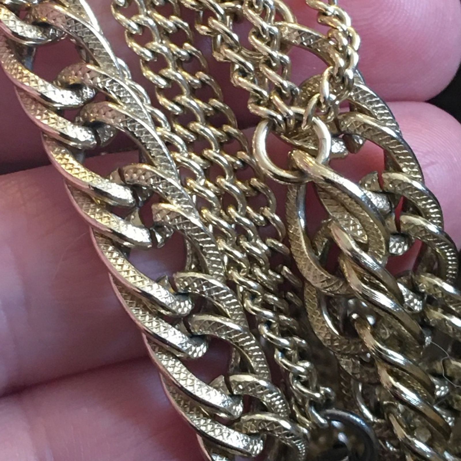 Vintage Vintage 70s gold tone long chain necklace Size ONE SIZE - 6 Thumbnail