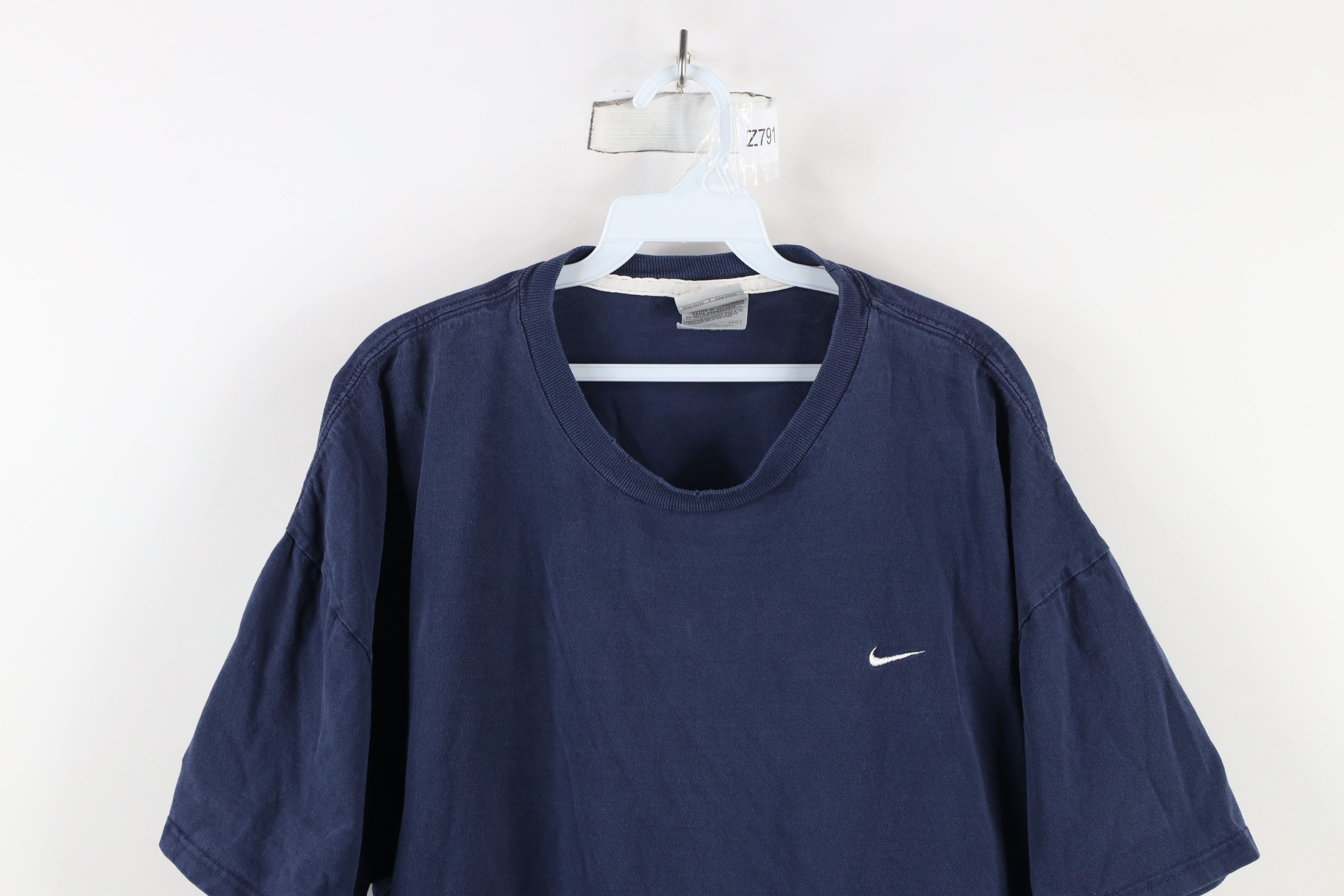 Nike × Vintage Vintage Nike Travis Scott Mini Swoosh Short Sleeve T-Shirt Size US XXL / EU 58 / 5 - 2 Thumbnail