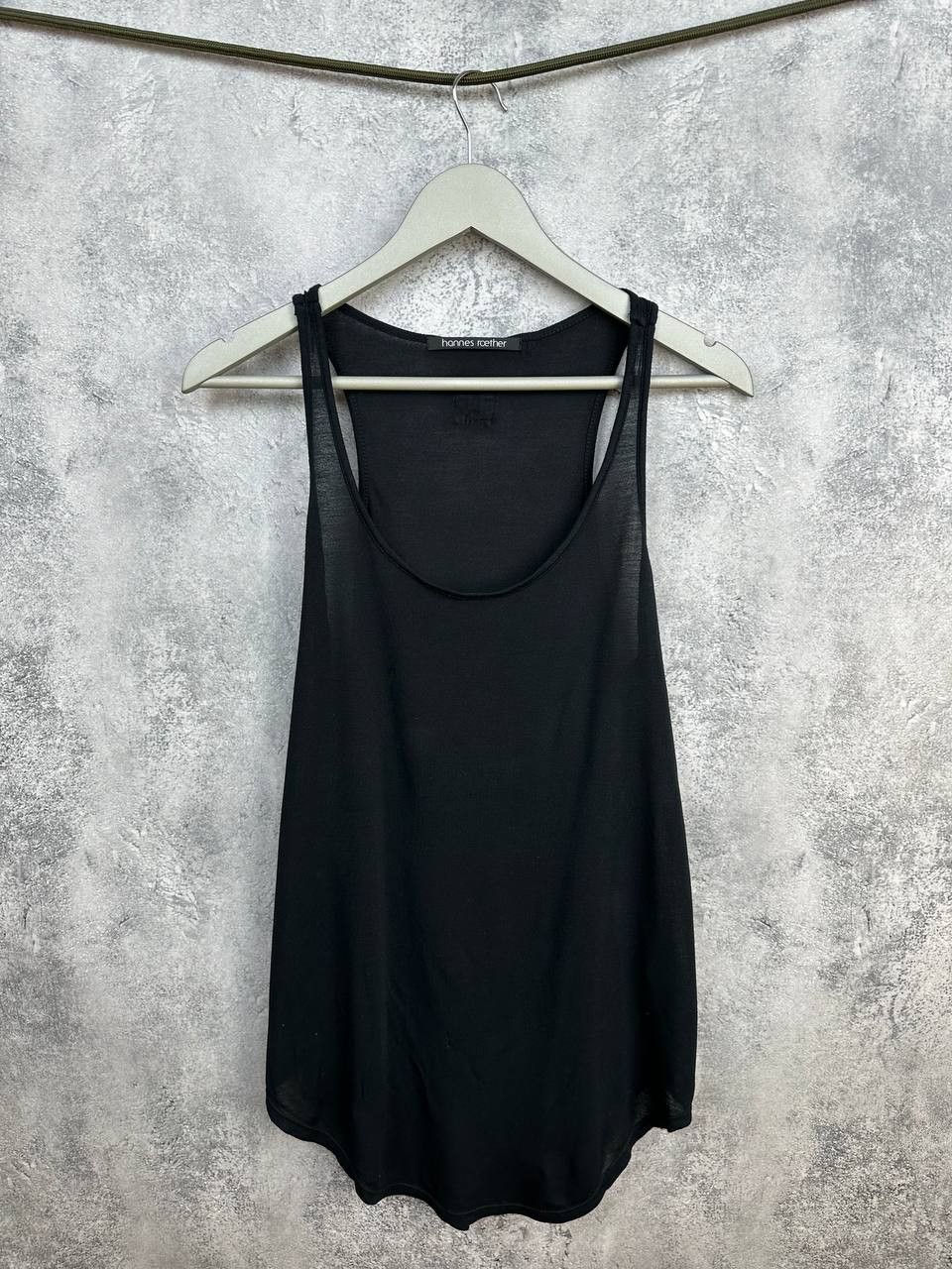 hannes roether Hannes Roether Sheer Longline Tank Top Avant-Garde Tunic Size M / US 6-8 / IT 42-44 - 1 Thumbnail