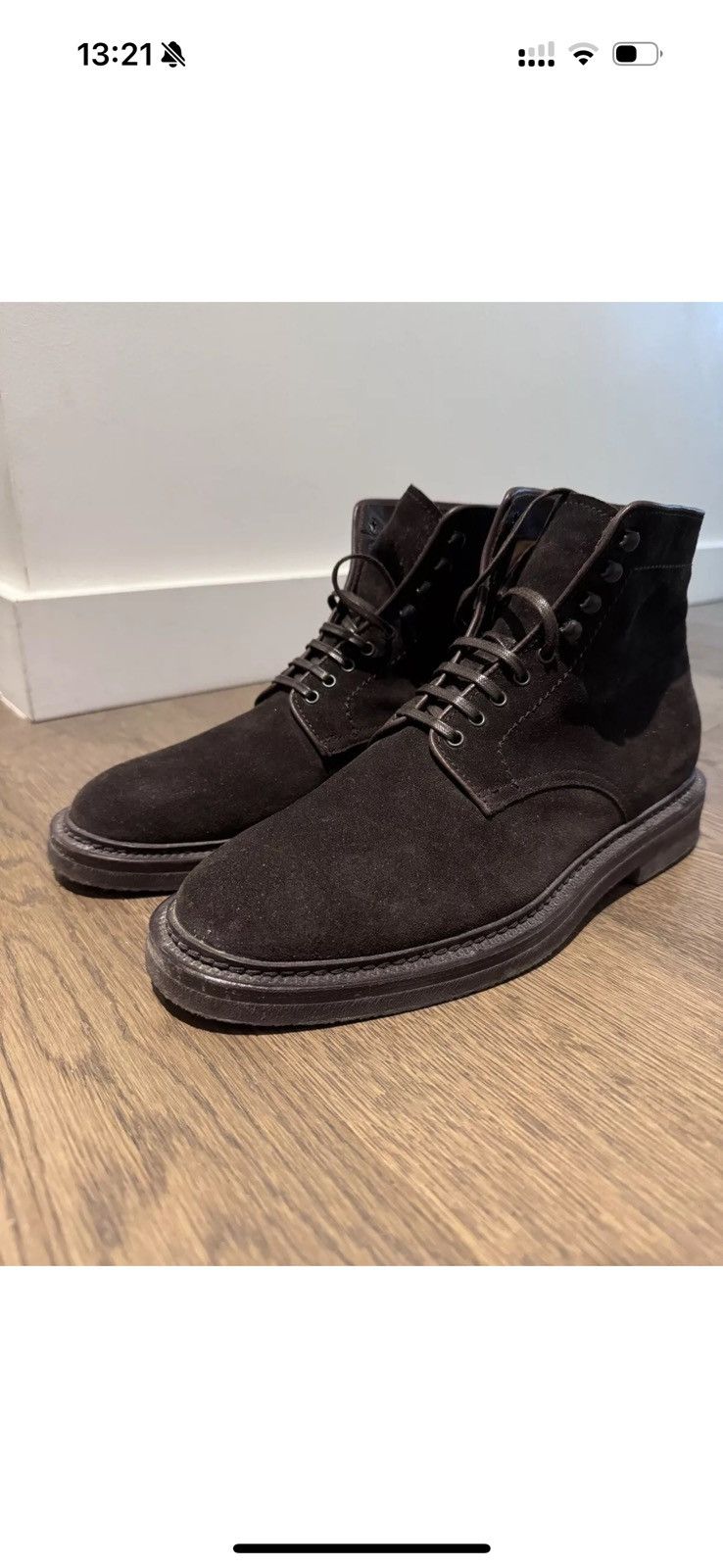 Officine Creative Officine creative Hopkins 203 dark brown suede boots Size US 7 / EU 40 - 1 Thumbnail
