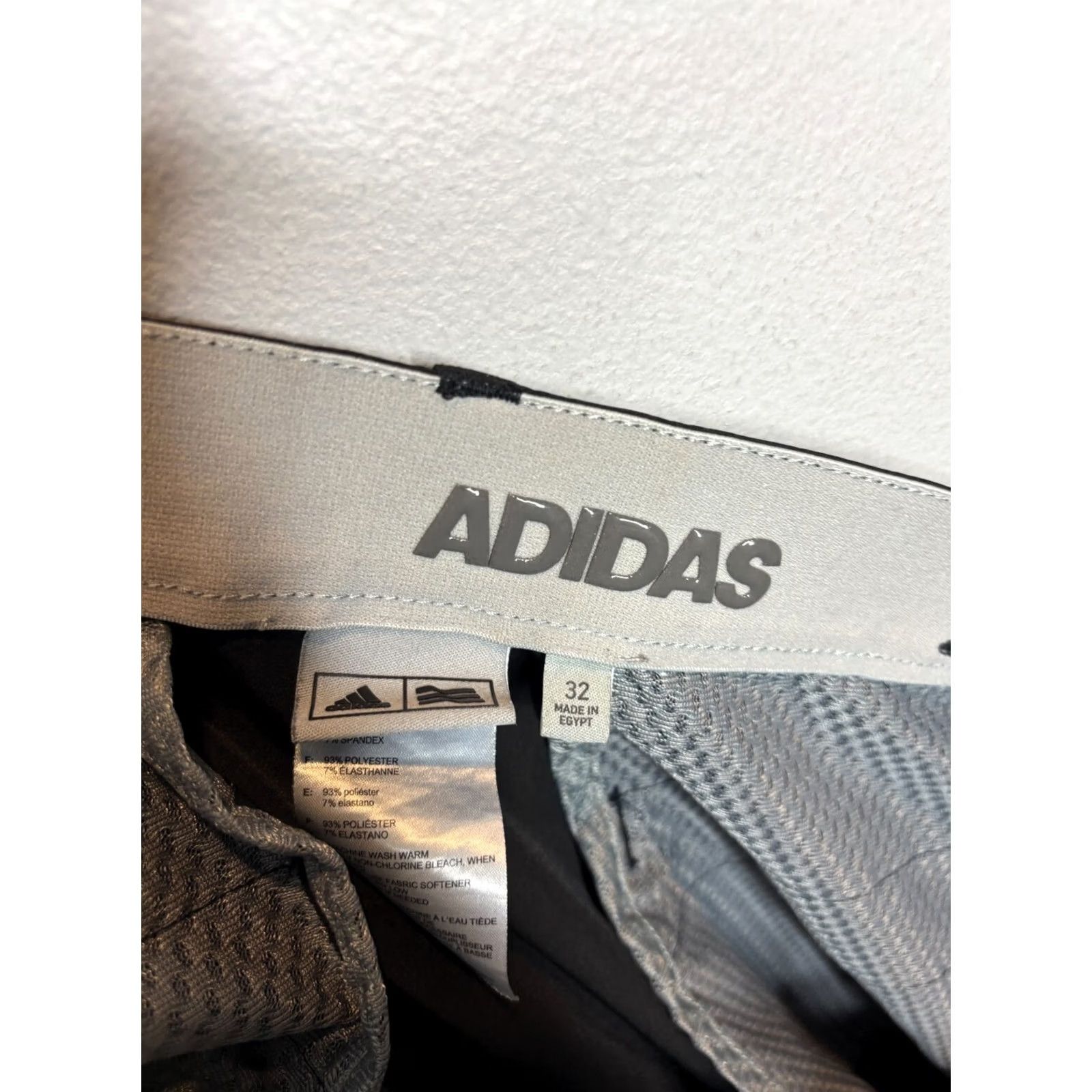 Adidas Adidas Golf Shorts Mens 32 Black Five Pocket Flat Front Chino 5895 Size US 32 / EU 48 - 5 Thumbnail