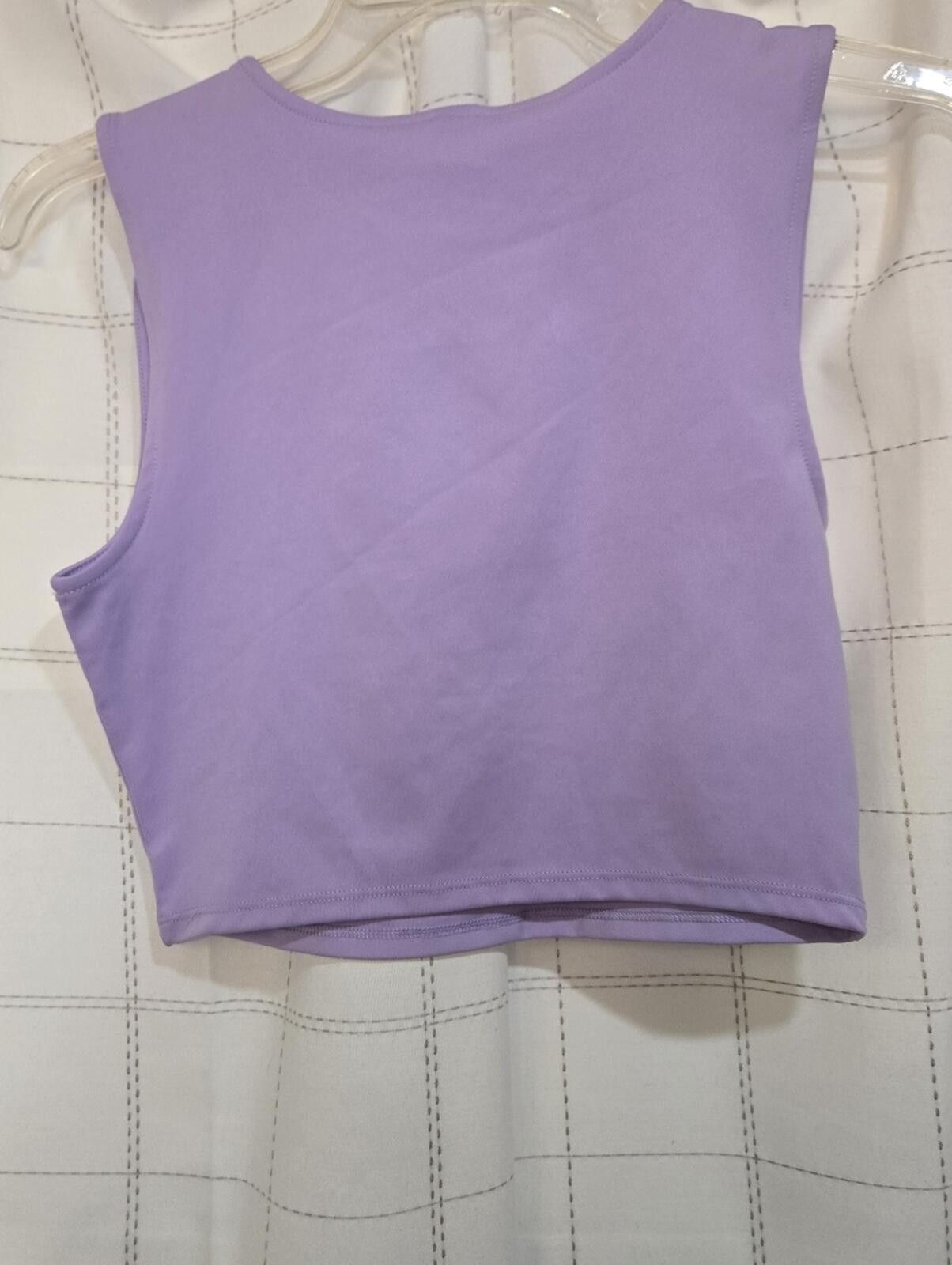 Other Yogalicious Pure Cloud Nicki Muscle Cropped Tank Top Size S / US 4 / IT 40 - 2 Thumbnail