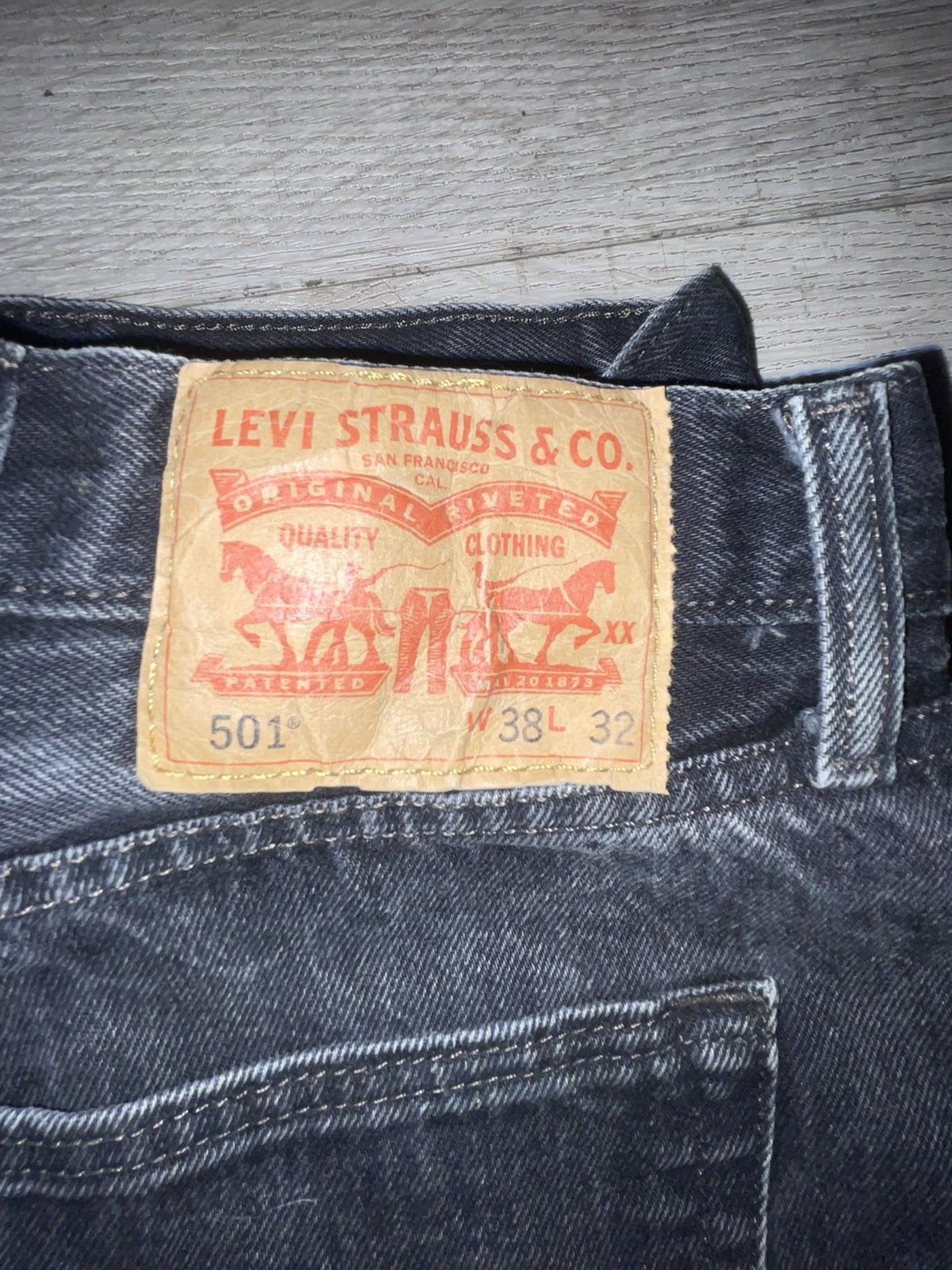 Levi's Vintage 501 Original Levi’s Cutoff Jean Shorts Size US 38 / EU 54 - 4 Thumbnail