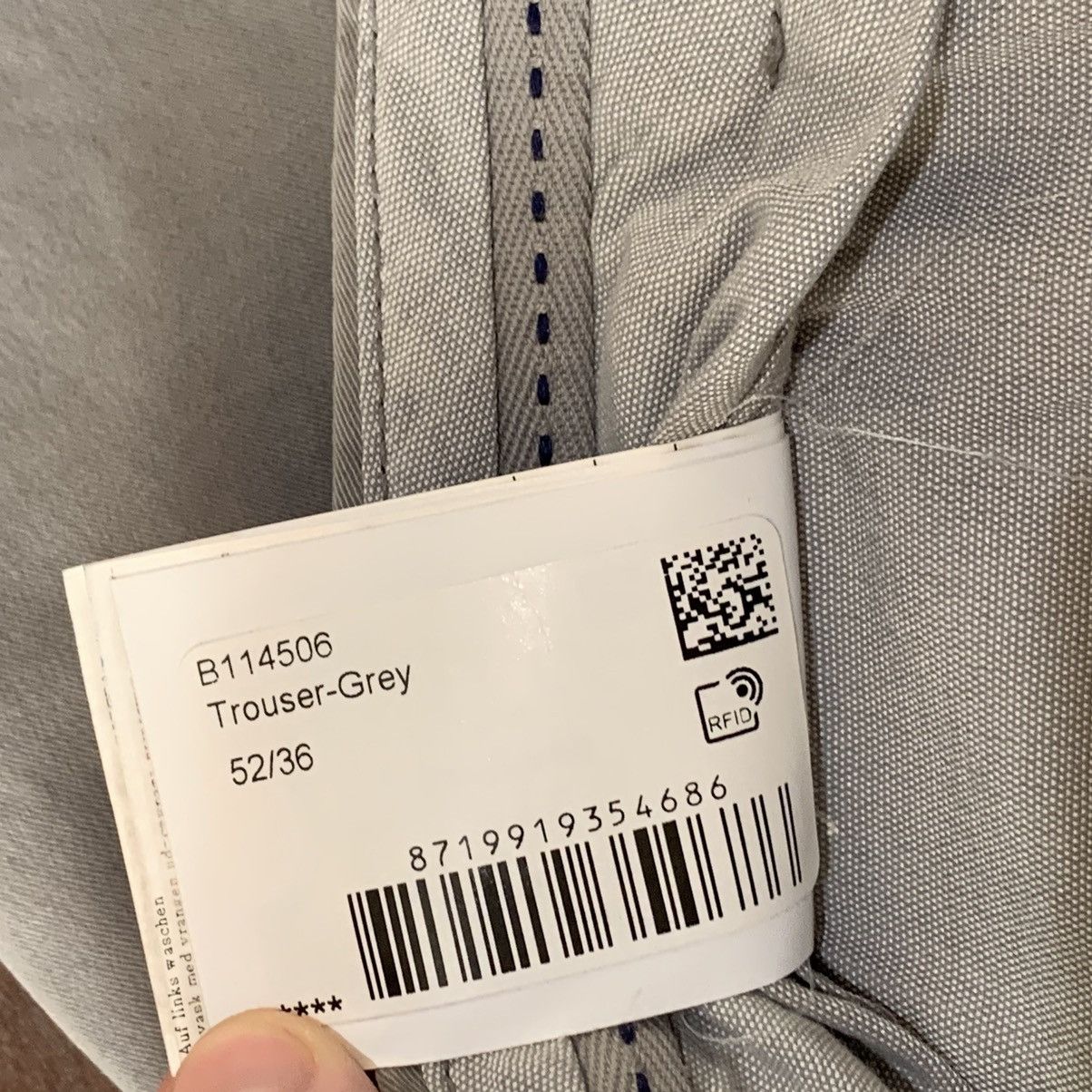 Suitsupply SUITSUPPLY GREY PURE COTTON TROUSERS PANTS OLD MONEY 36 SIZE Size US 36 / EU 52 - 11 Thumbnail