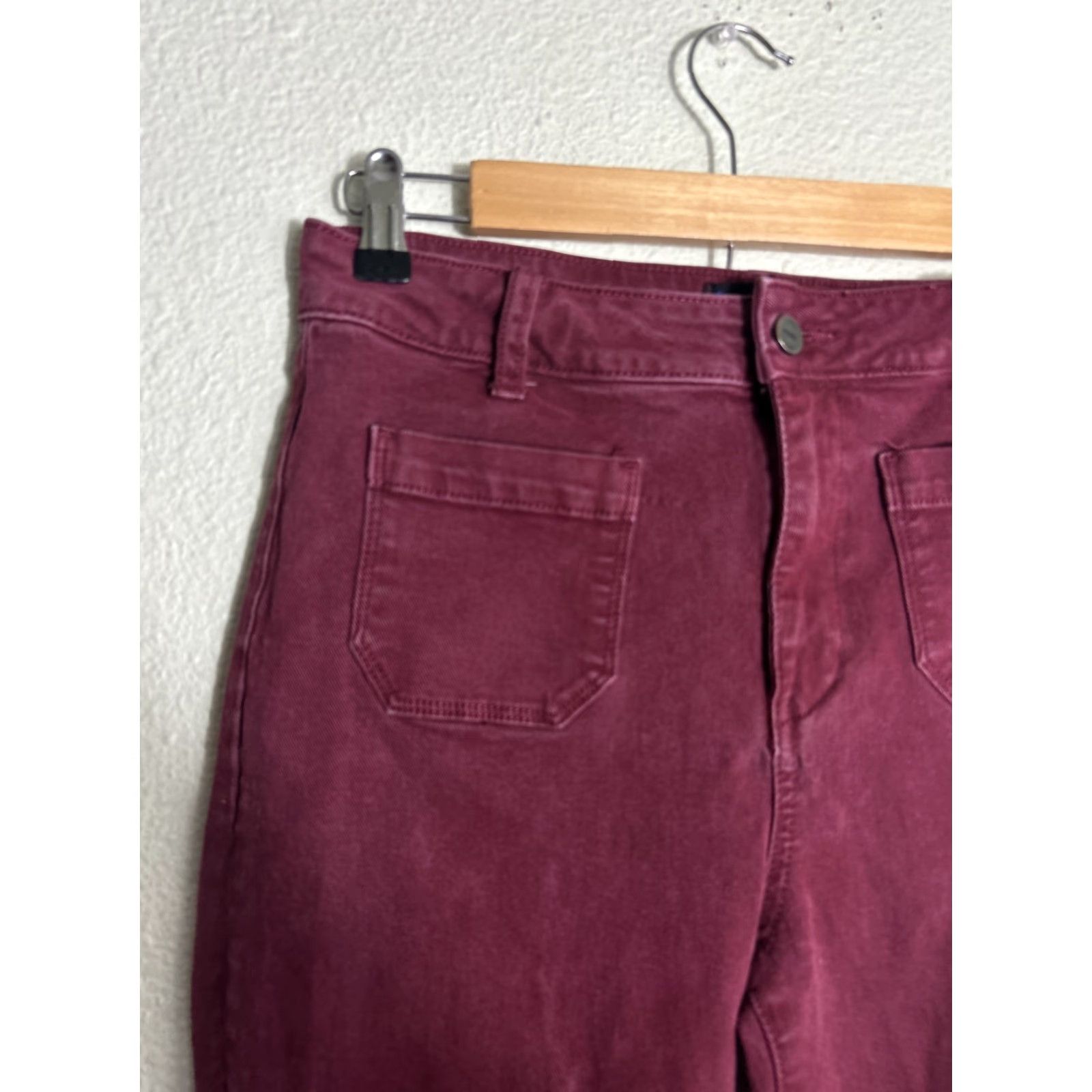 Paige VINTAGE Paige Womens Jeans Straight Red 30x30 Stained Size 30" / US 8 / IT 44 - 5 Thumbnail