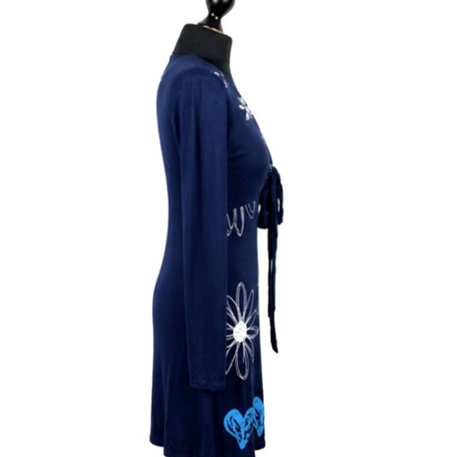 Desigual Desigual womens blue Dress Size S Size S / US 4 / IT 40 - 5 Thumbnail