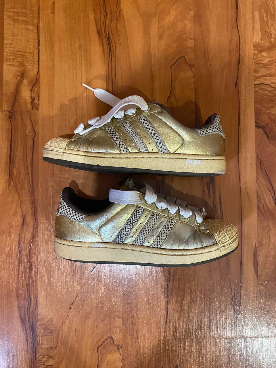 Adidas Nigo Streetwear Adidas Superstar 2007 Golden Sneakers Grailed