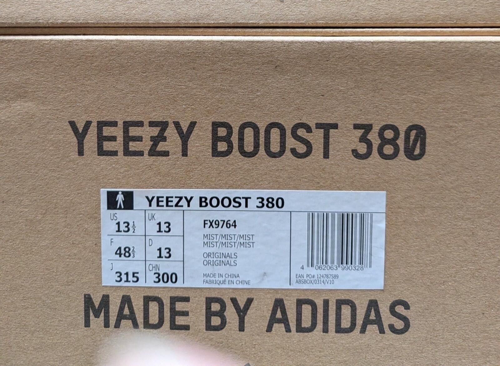 Adidas adidas Yeezy Boost 380 Mist Non-Reflective FX9764 US13.5 Size US 14 / EU 47 - 7 Thumbnail