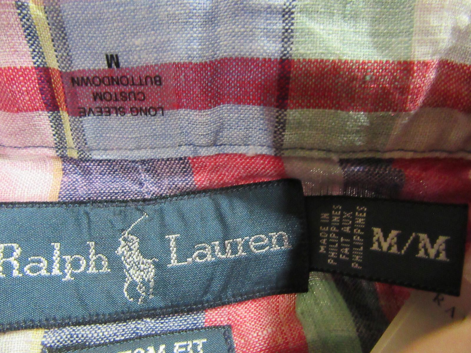 Polo Ralph Lauren Polo Ralph Lauren Mens Custom Fit Button Down Shirt M Size US M / EU 48-50 / 2 - 2 Thumbnail