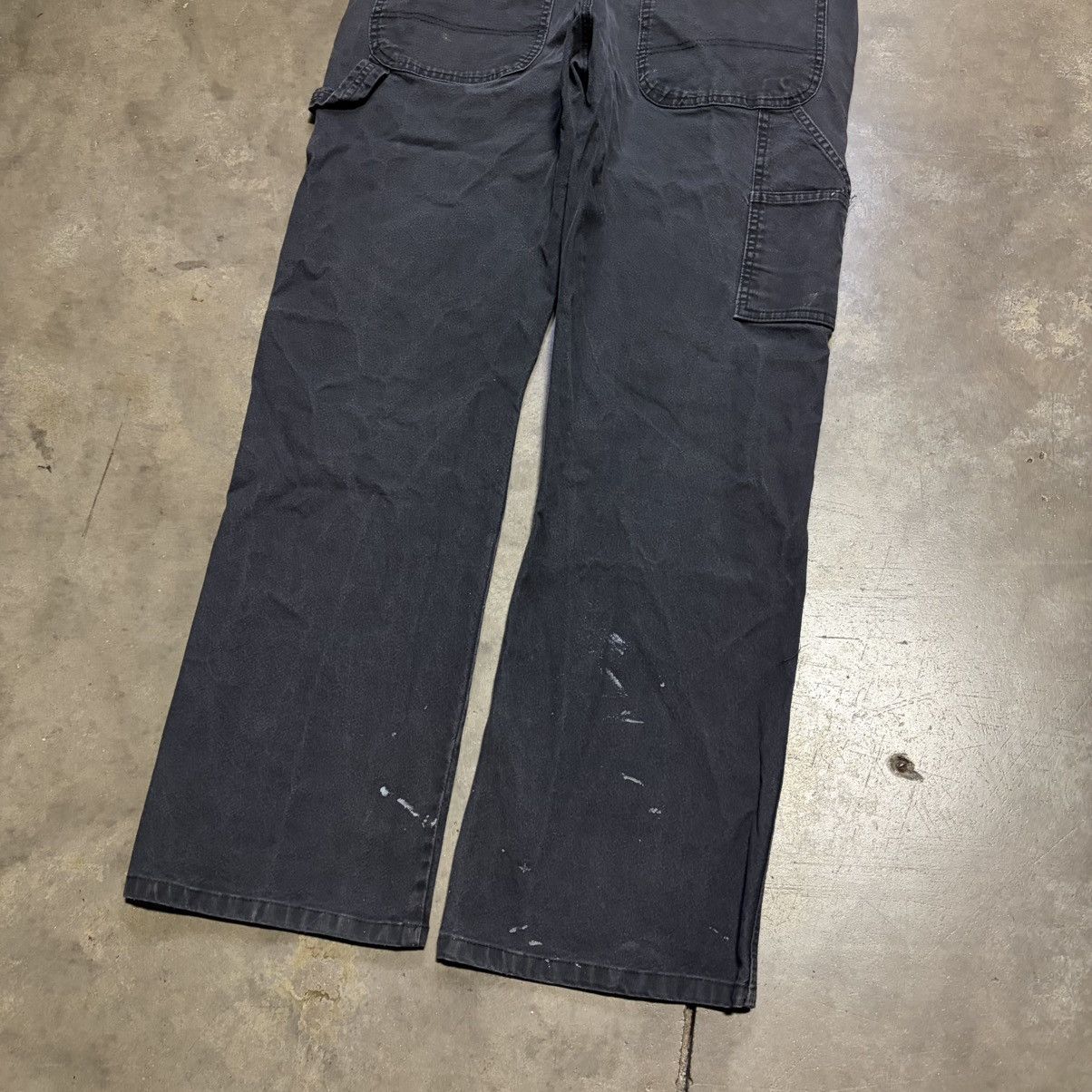 Dickies Vintage Dickies Carpenter Pants Faded Black Paint Splatter Size US 36 / EU 52 - 5 Thumbnail
