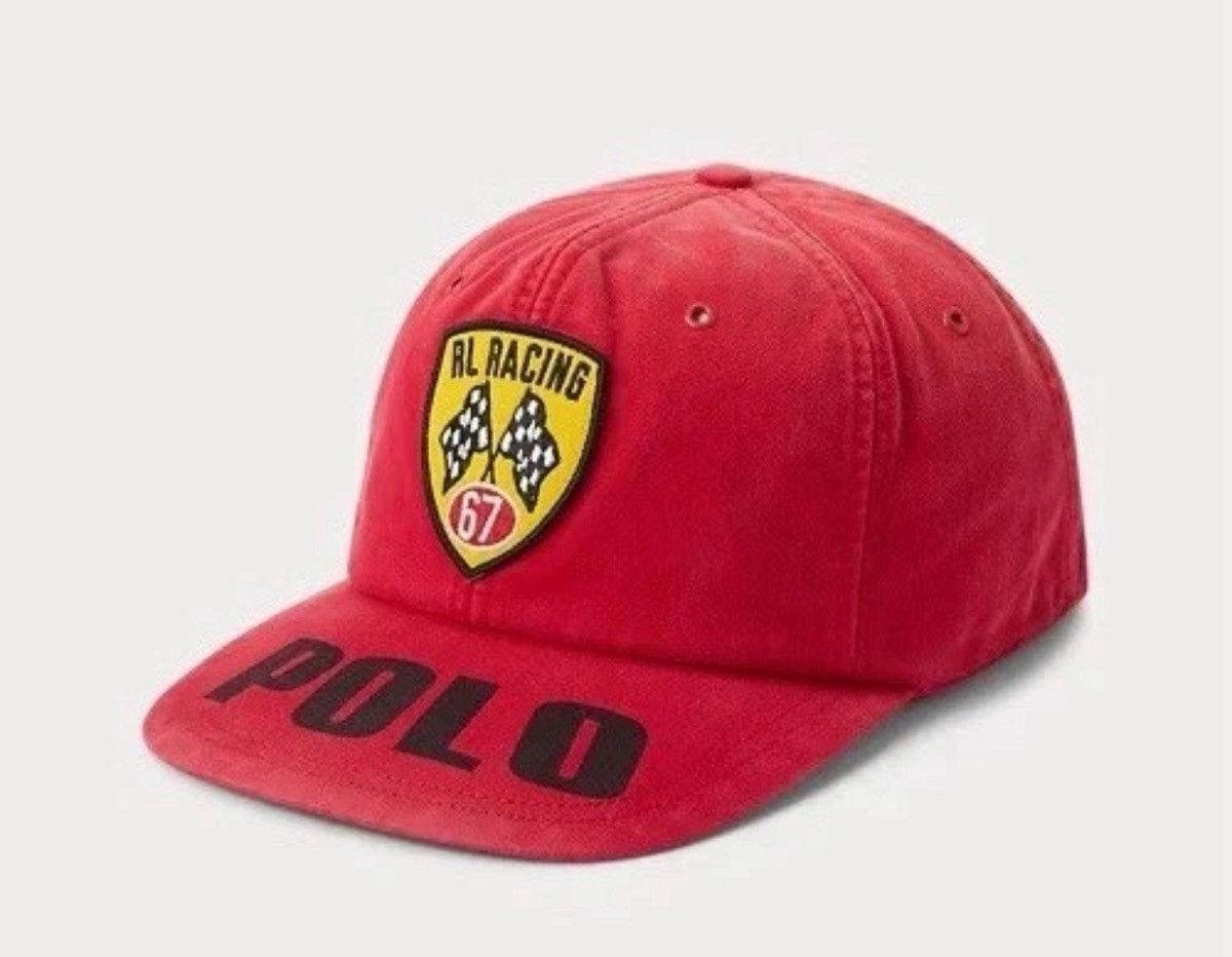 Polo Ralph Lauren Polo Ralph Lauren Logo Patch Twill Ball Cap Rl Red SnapBack Size ONE SIZE - 1 Thumbnail