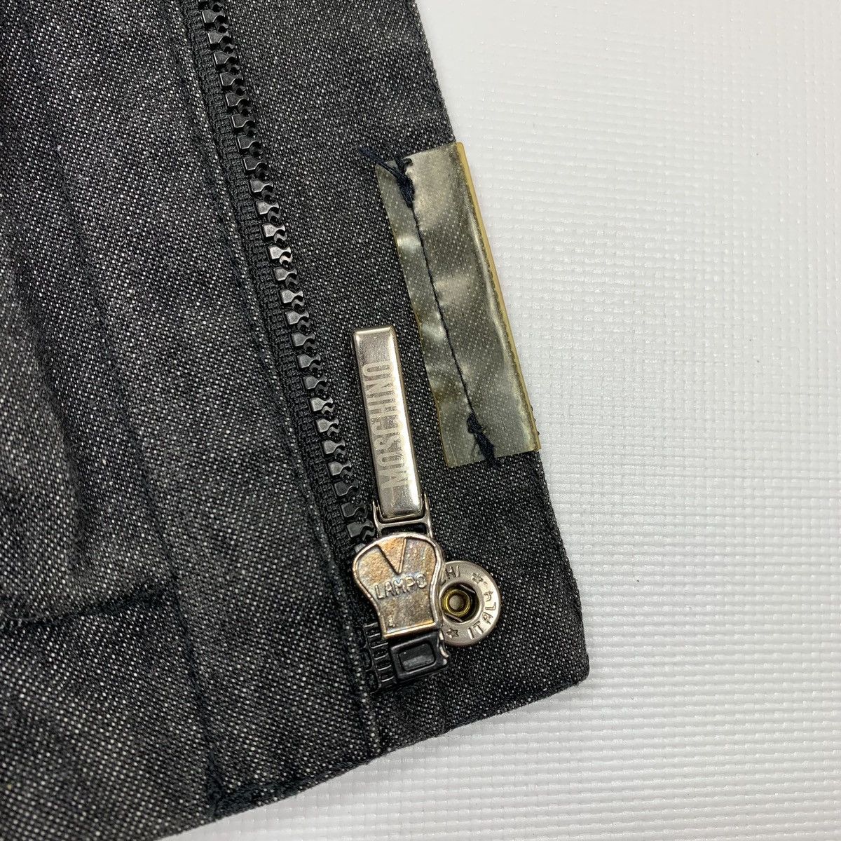 Designer × Moschino × Vintage Moschino Jeans Denim Jacket Zip Lampo Size L Silver Size L / US 10 / IT 46 - 14 Thumbnail