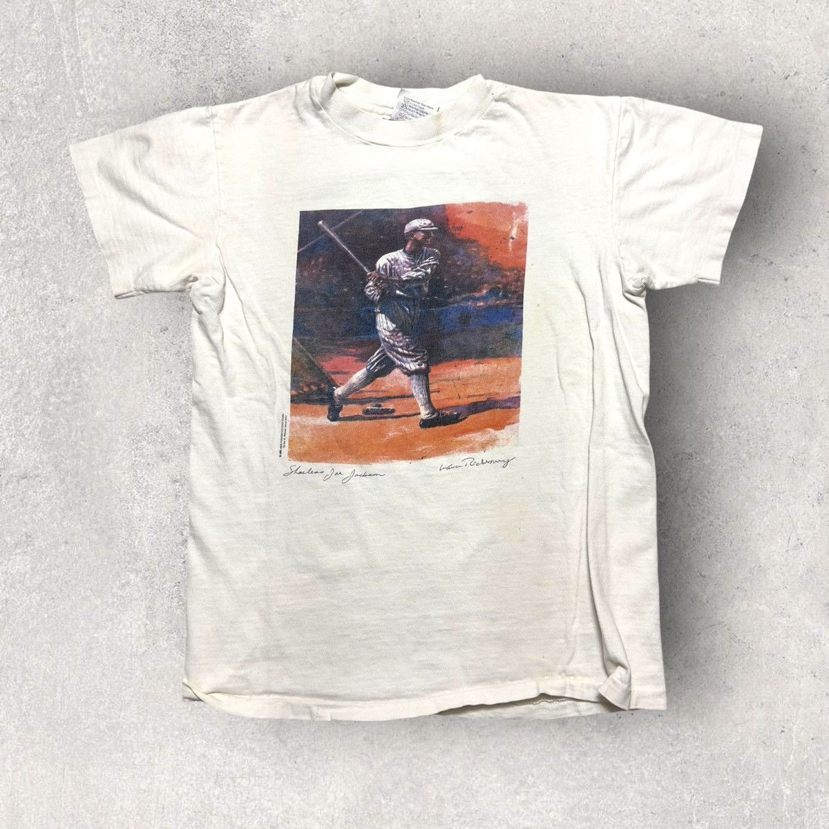 Hanes × MLB × Vintage Vintage Shoeless Joe Jackson tee Size US S / EU 44-46 / 1 - 1 Thumbnail