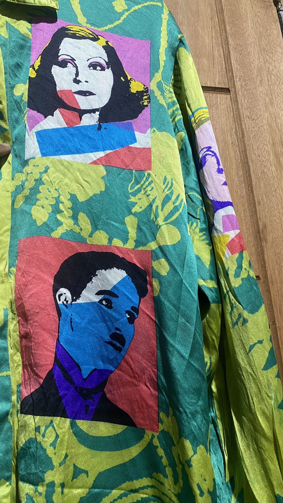 Escada VTG ESCADA POP ART SILK L/SLVE Size M / US 6-8 / IT 42-44 - 6 Thumbnail