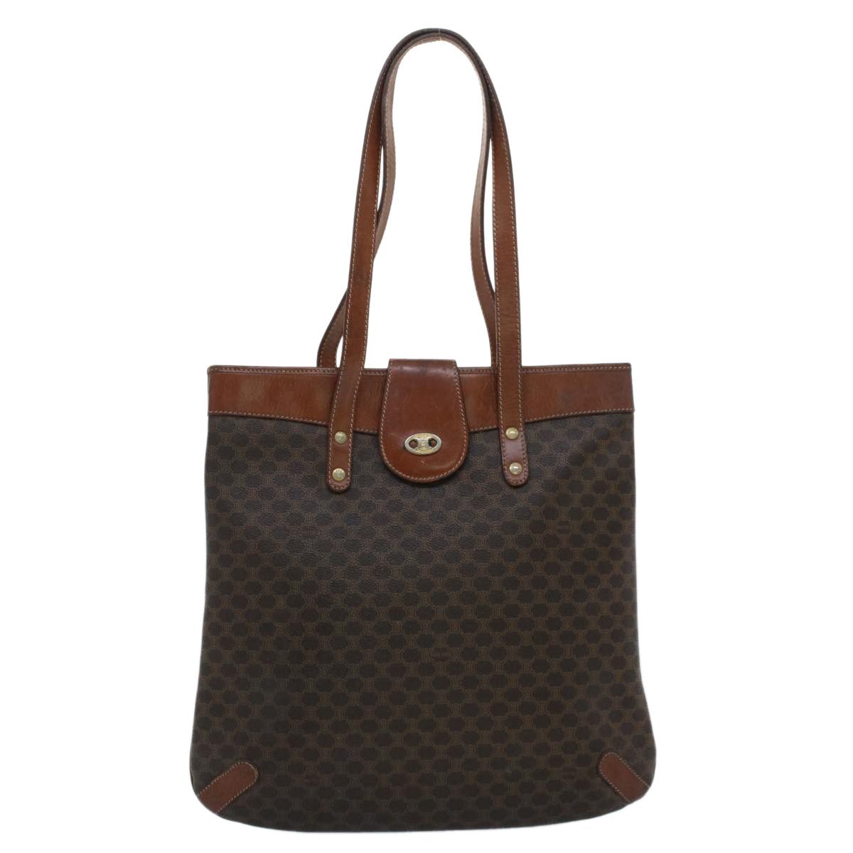 image of Celine Céline Macadam Shoulder in Brown, Women's