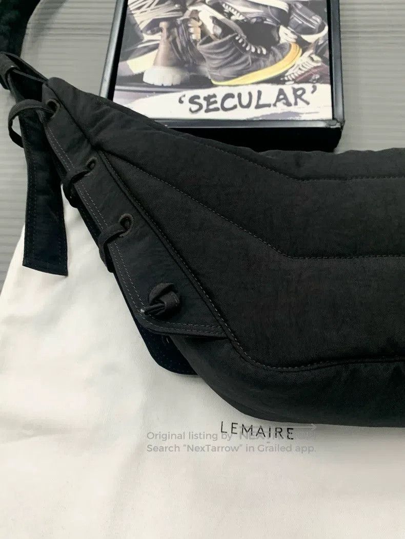 Lemaire LEMAIRE Small Chocolate Canvas Bag Size ONE SIZE - 5 Thumbnail