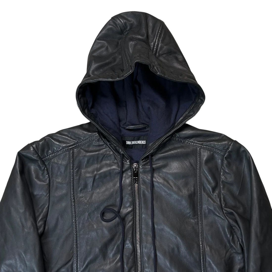 Dirk Bikkembergs Dirk Bikkembergs Hooded Sheep Leather Blouson Size US M / EU 48-50 / 2 - 4 Thumbnail