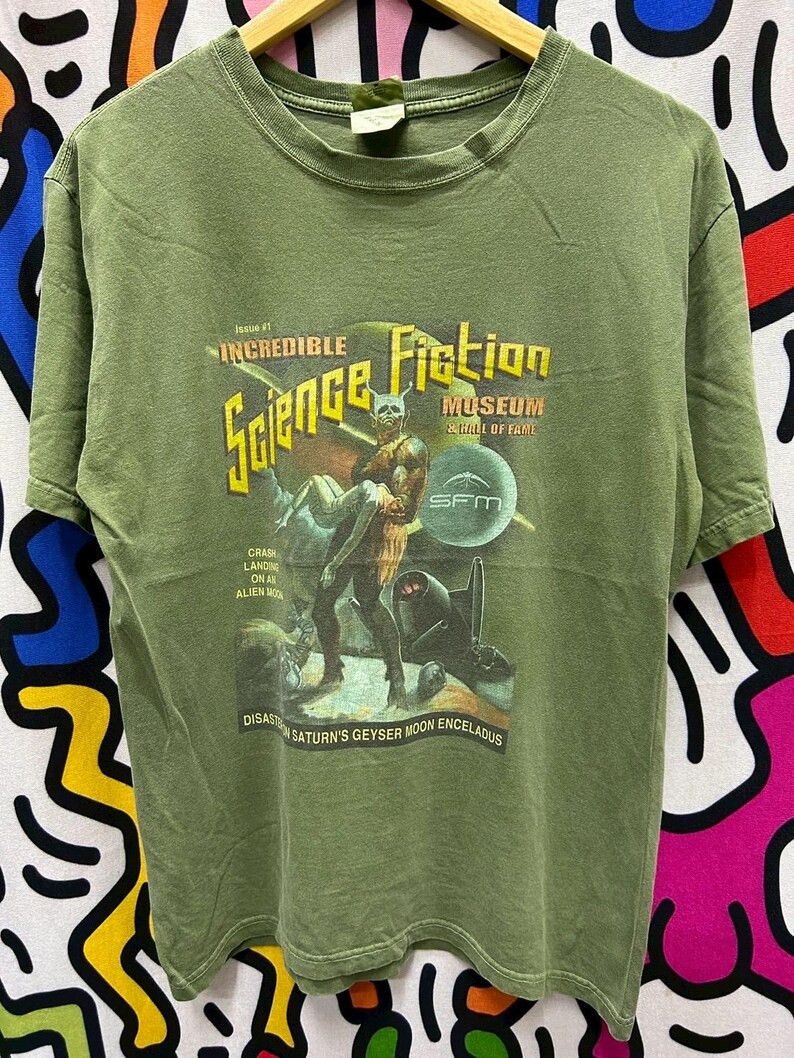 Vintage Vintage 2000s Science Fiction tshirt size S fits like M Size US M / EU 48-50 / 2 - 2 Thumbnail