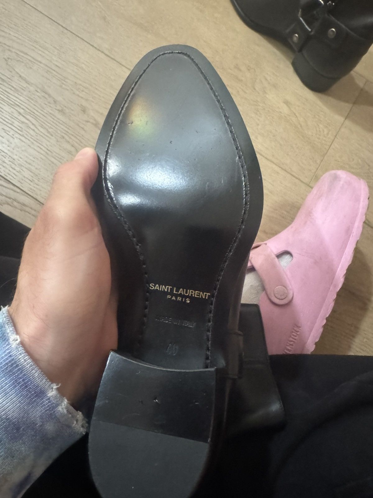 Saint Laurent Paris Harness Wyatts New Size US 7 / EU 40 - 7 Thumbnail