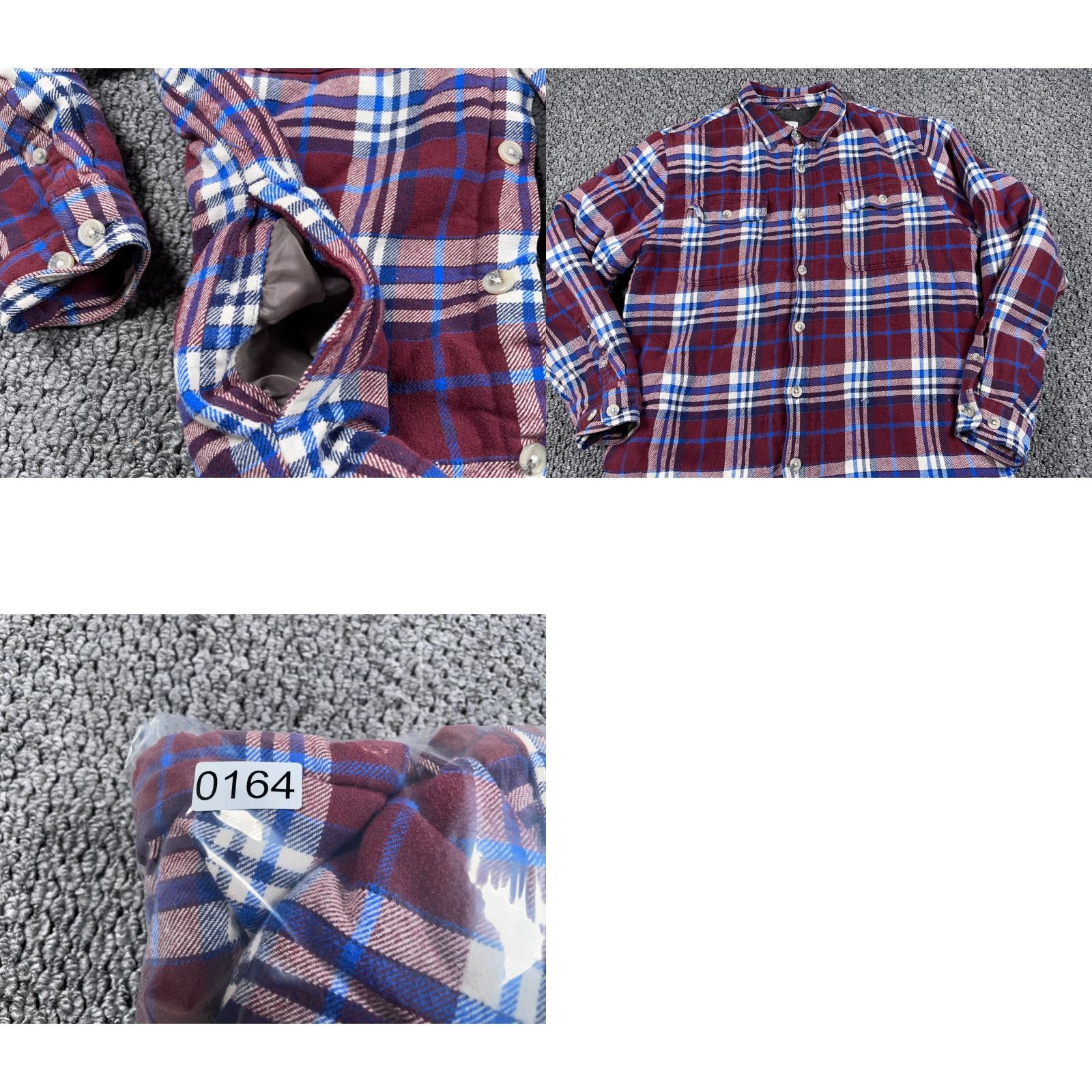 Vintage VINTAGE Sherpa Lined Flannel Shirt Jacket Adult Large Red Blue Plaid Heavyweight Shacket Mens Large Red Plaid 90s Retro Grunge Pockets Size US L / EU 52-54 / 3 - 9 Thumbnail