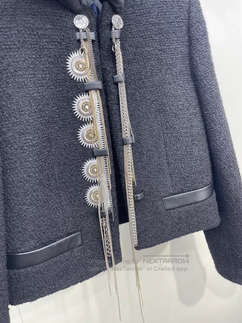 Louis Vuitton Louis Vuitton Show Heavy Industry Chain Tassel Jacket Size XXS / US 00 / IT 34 - 3 Thumbnail