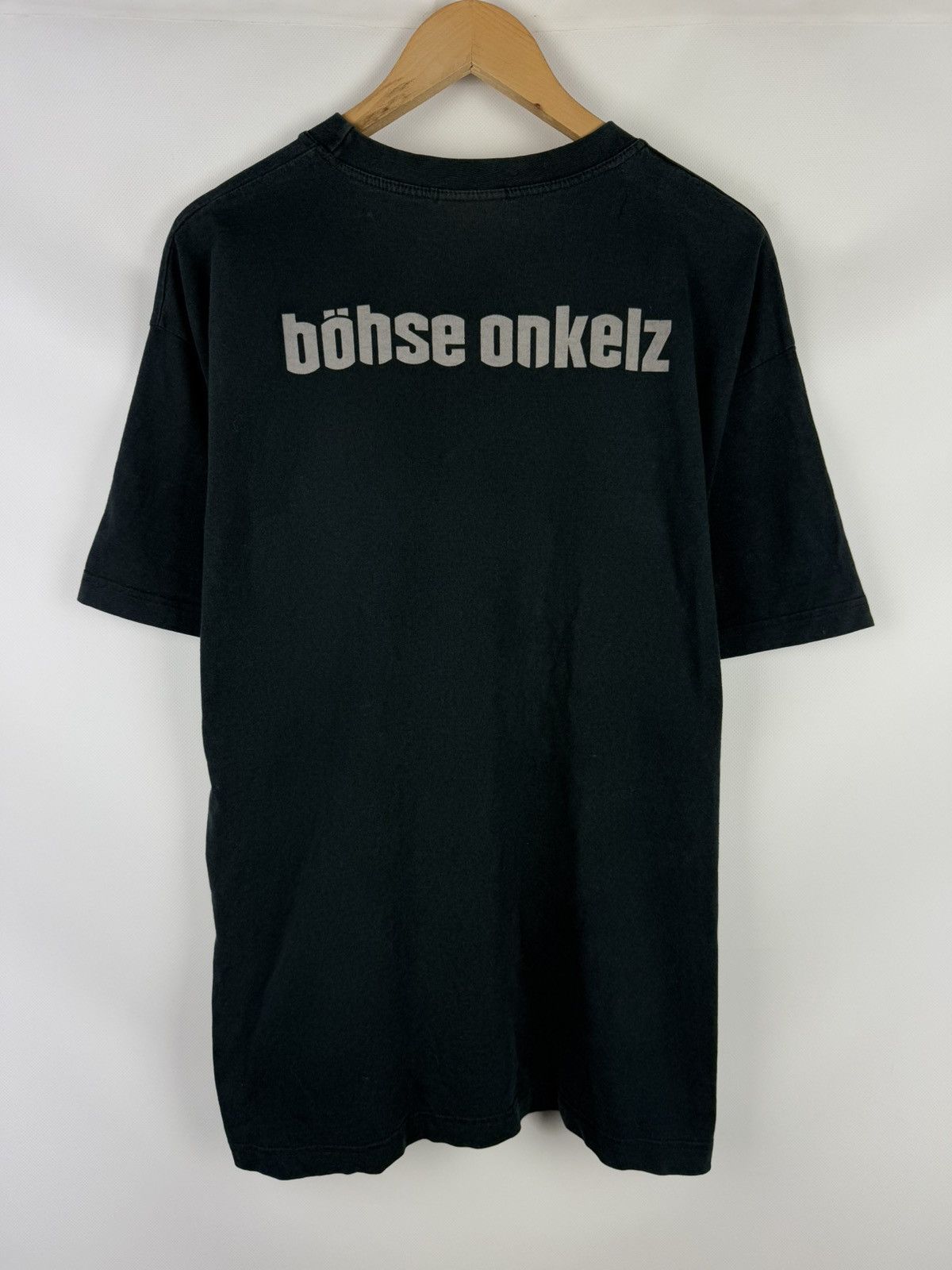 Band Tees × Vintage Bohse Onkelz Ach, Sie Suchen Streit Vintage Band T Shirt Tee Size US XL / EU 56 / 4 - 12 Thumbnail