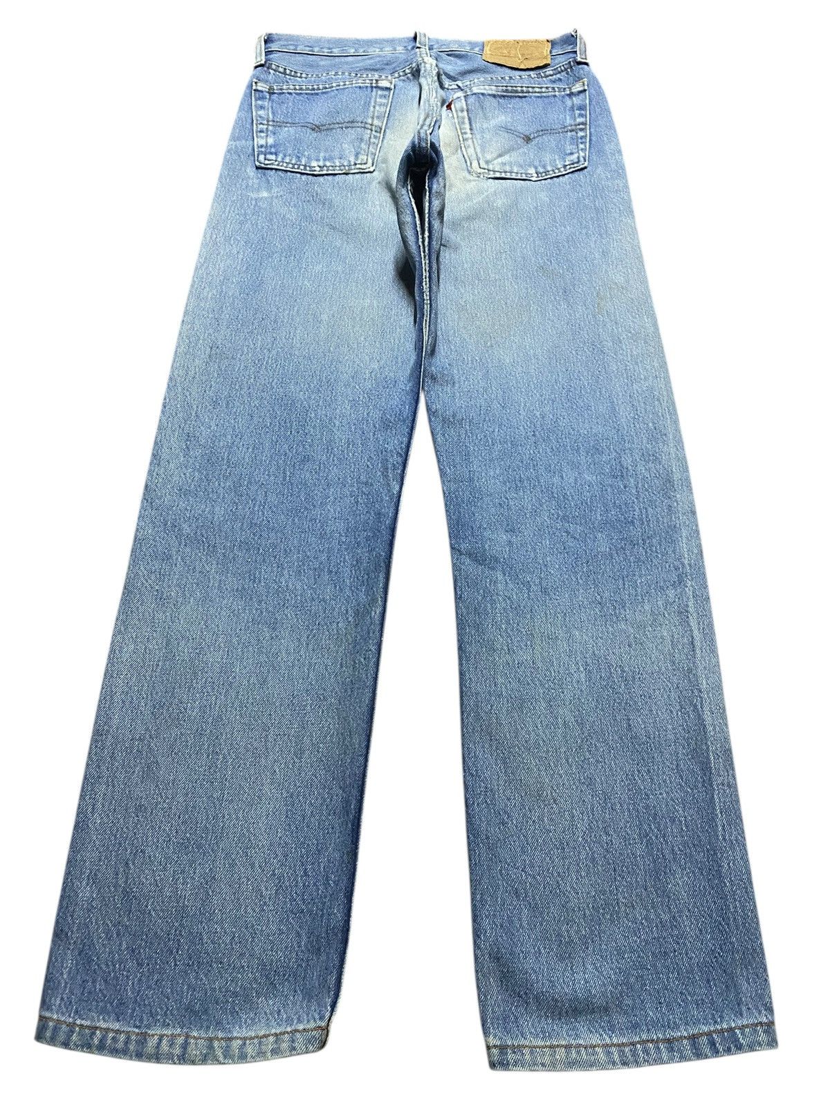 Levi's Vintage Levis 501 80s Blue Wash Loose Jeans Size US 29 - 2 Thumbnail