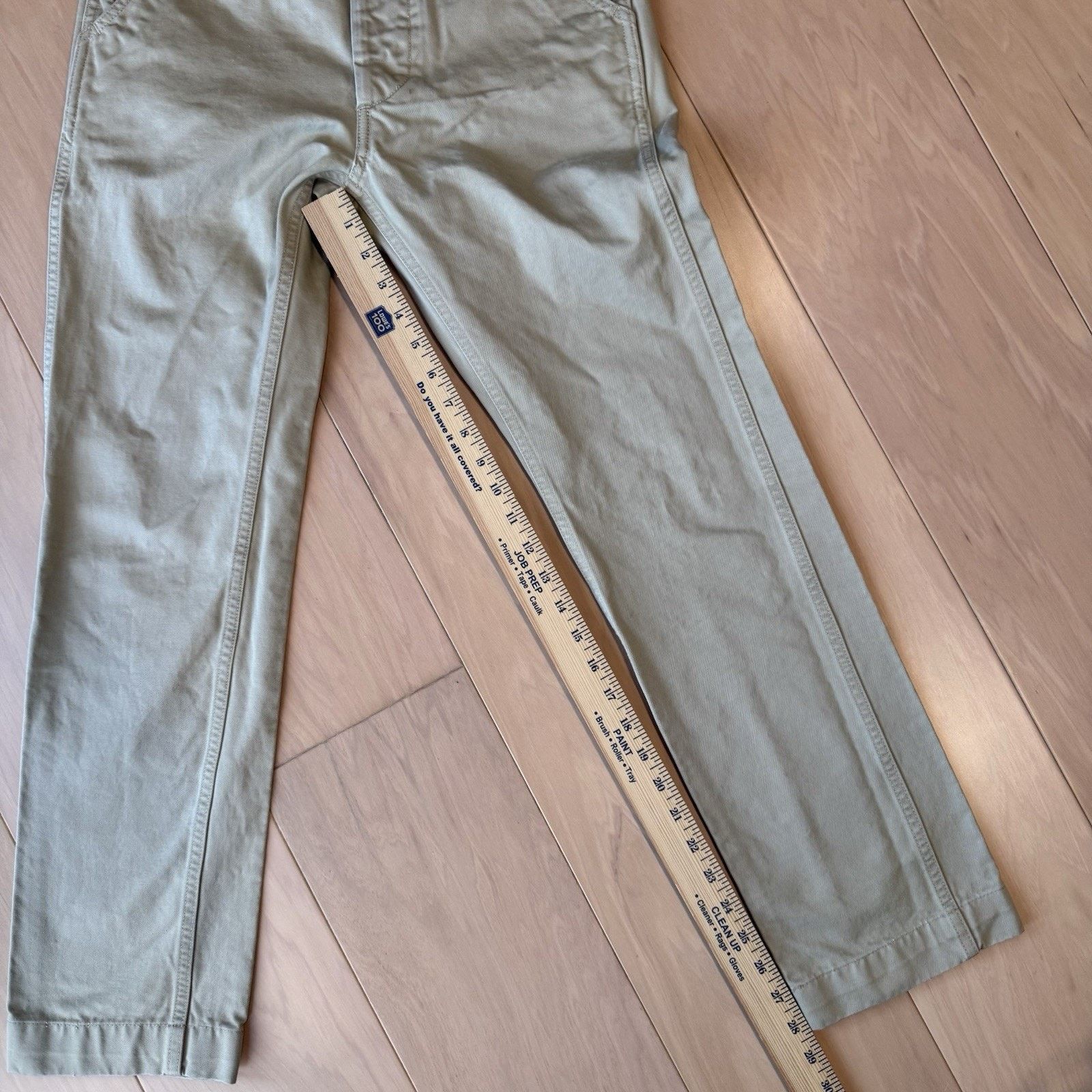 Tellason Joe McCoy Chino Pants Khaki Made in USA Military Minimalist Size US 27 - 4 Thumbnail