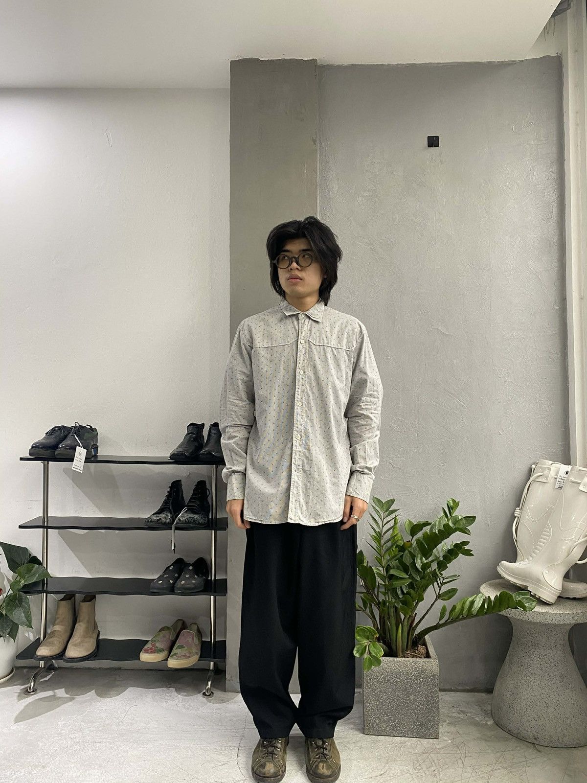 Maison Margiela Maison Martin Margiela SS2006 roses embroidery shirt Size US M / EU 48-50 / 2 - 5 Thumbnail