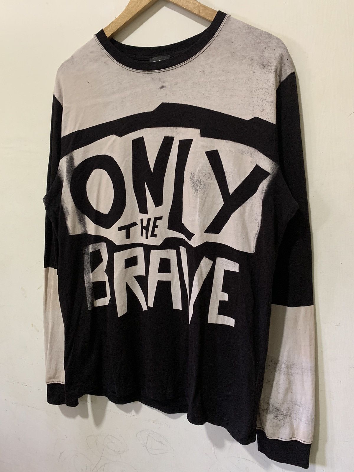 Diesel Vintage Y2K Diesel “78” Long Sleeve Only The Brave Size US L / EU 52-54 / 3 - 3 Thumbnail