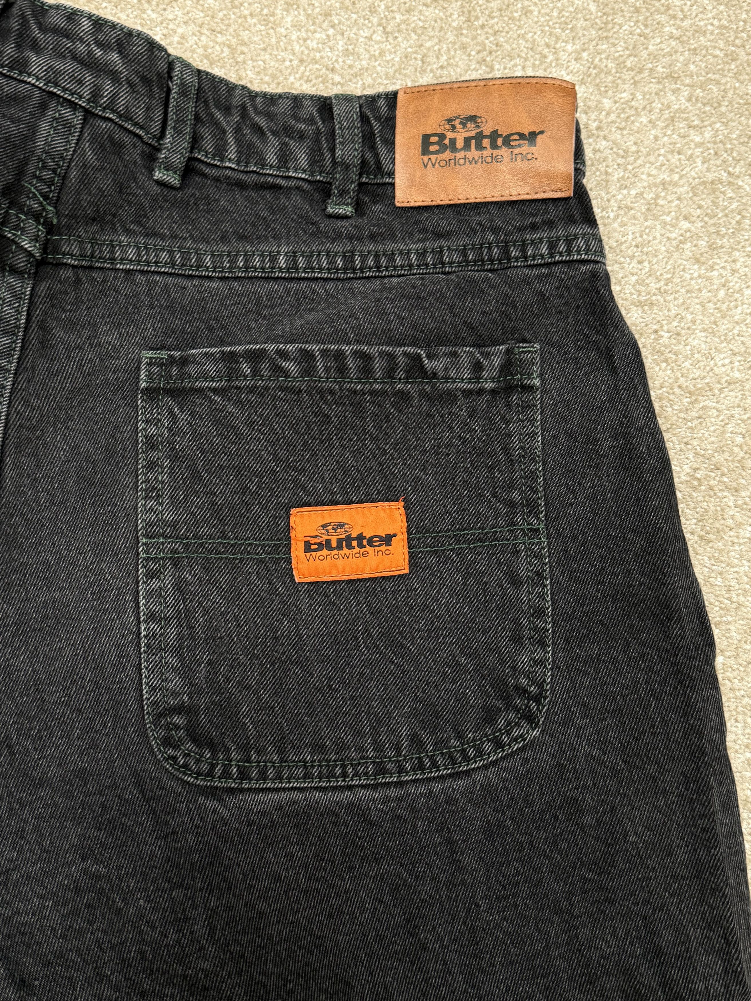 Butter Goods Butter Goods Santosuosso Denim Jeans | Washed Black Size US 32 / EU 48 - 4 Thumbnail