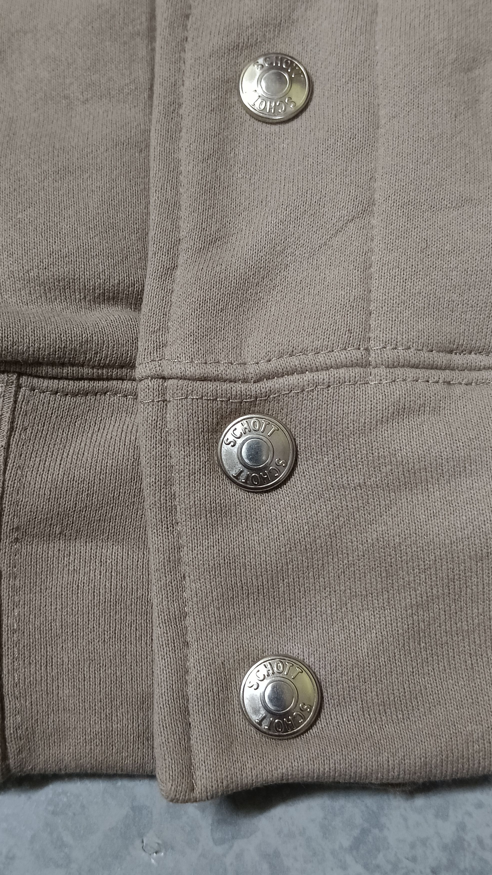 Schott Schott NYC Sportswear Button Up Sweater Size US XL / EU 56 / 4 - 6 Thumbnail