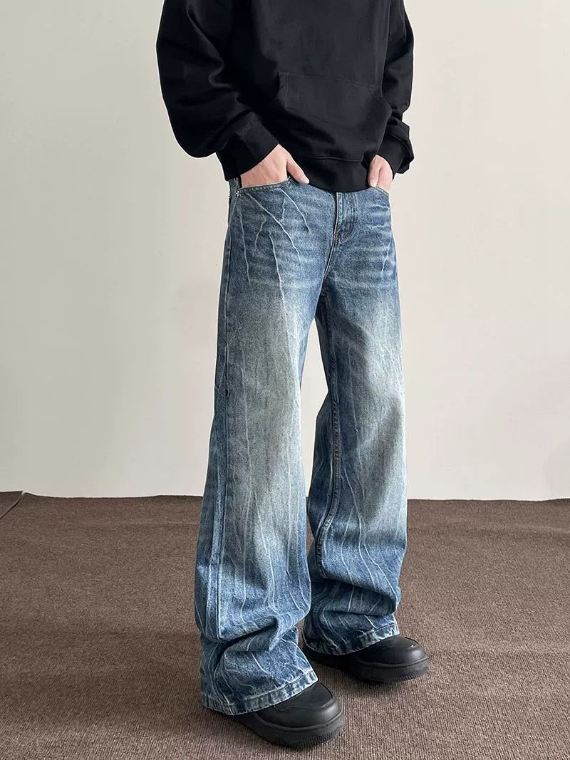 Jean American high street lightning flared cleanfit blue jeans Size US 32 / EU 48 - 1 Thumbnail