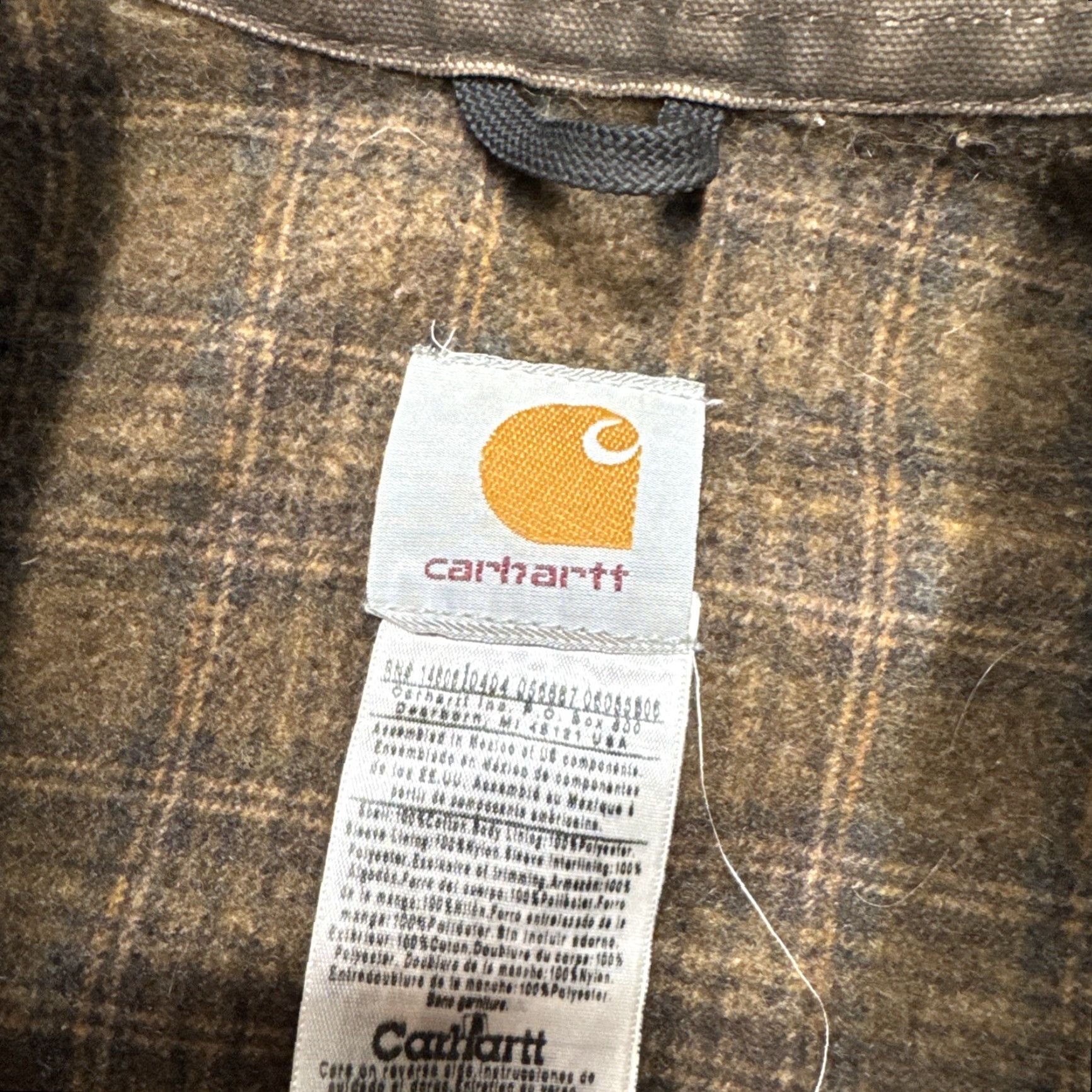 Carhartt VTG Carhartt Detroit Jacket Men’s 3XL Tall J97 SDL Saddle Beige Blanket Lined Size US XXL / EU 58 / 5 - 3 Thumbnail