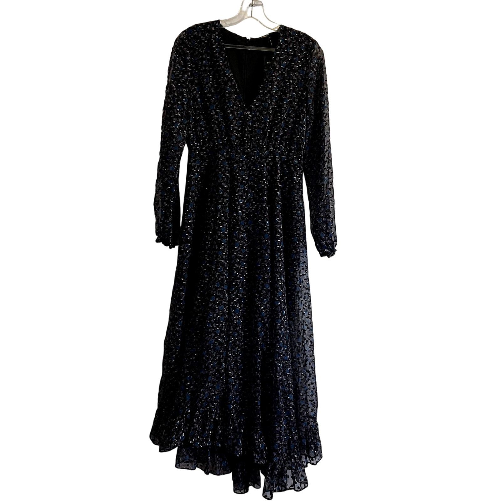 Maje Maje Revana Floral Burnout Velvet Dress size 1 S Size S / US 4 / IT 40 - 2 Thumbnail