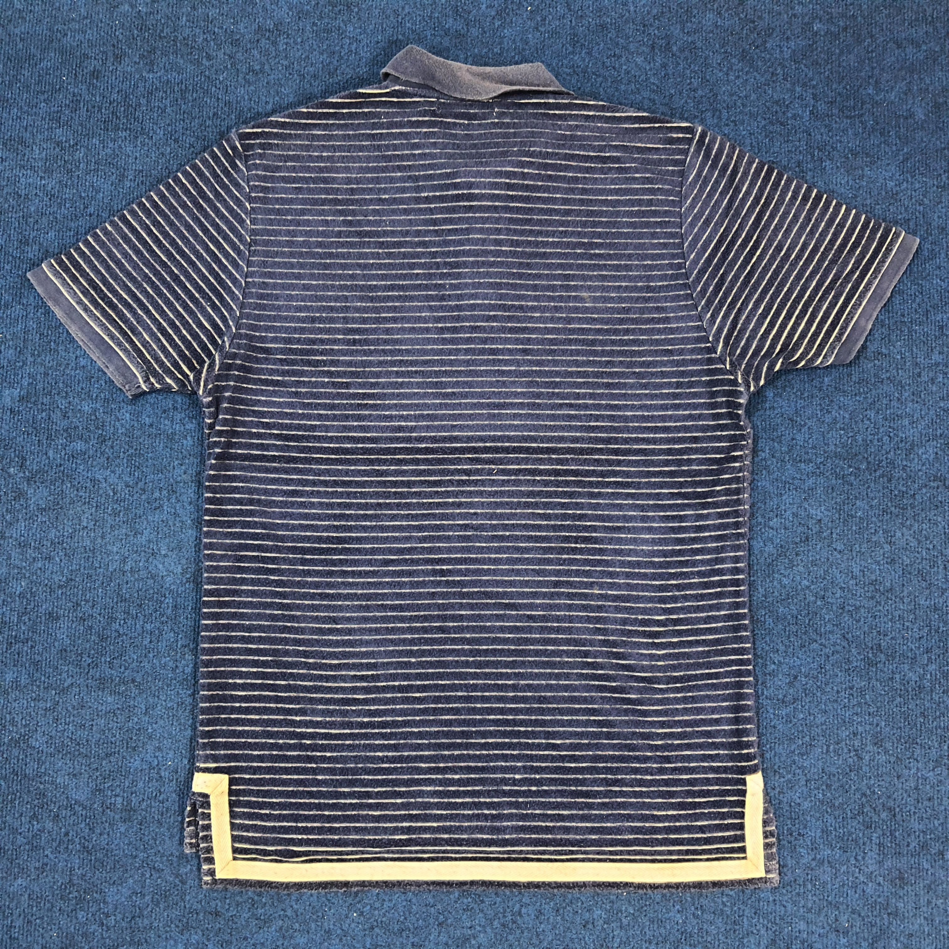 Japanese Brand × Ne-Net × Vintage Vintage Ne-Net by Issey Miyake Designer Striped Polo Shirt Size US M / EU 48-50 / 2 - 3 Thumbnail