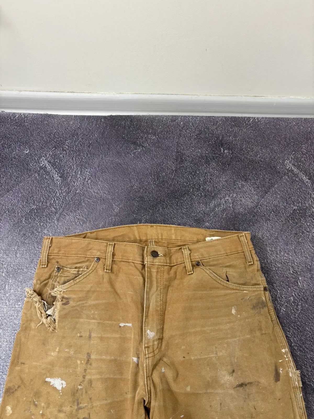 Dickies × Vintage Vintage Dickies American Distressed Work Hype Pants Jeans Size US 33 - 11 Thumbnail