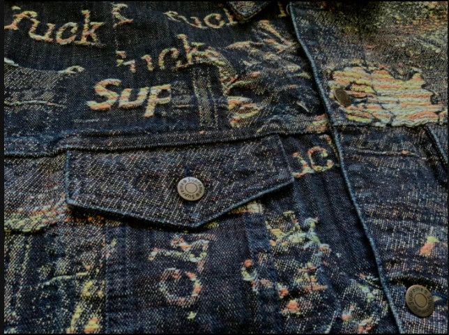 Supreme Supreme Archive Jacquard denim jacket Blue XL Size US XL / EU 56 / 4 - 4 Thumbnail