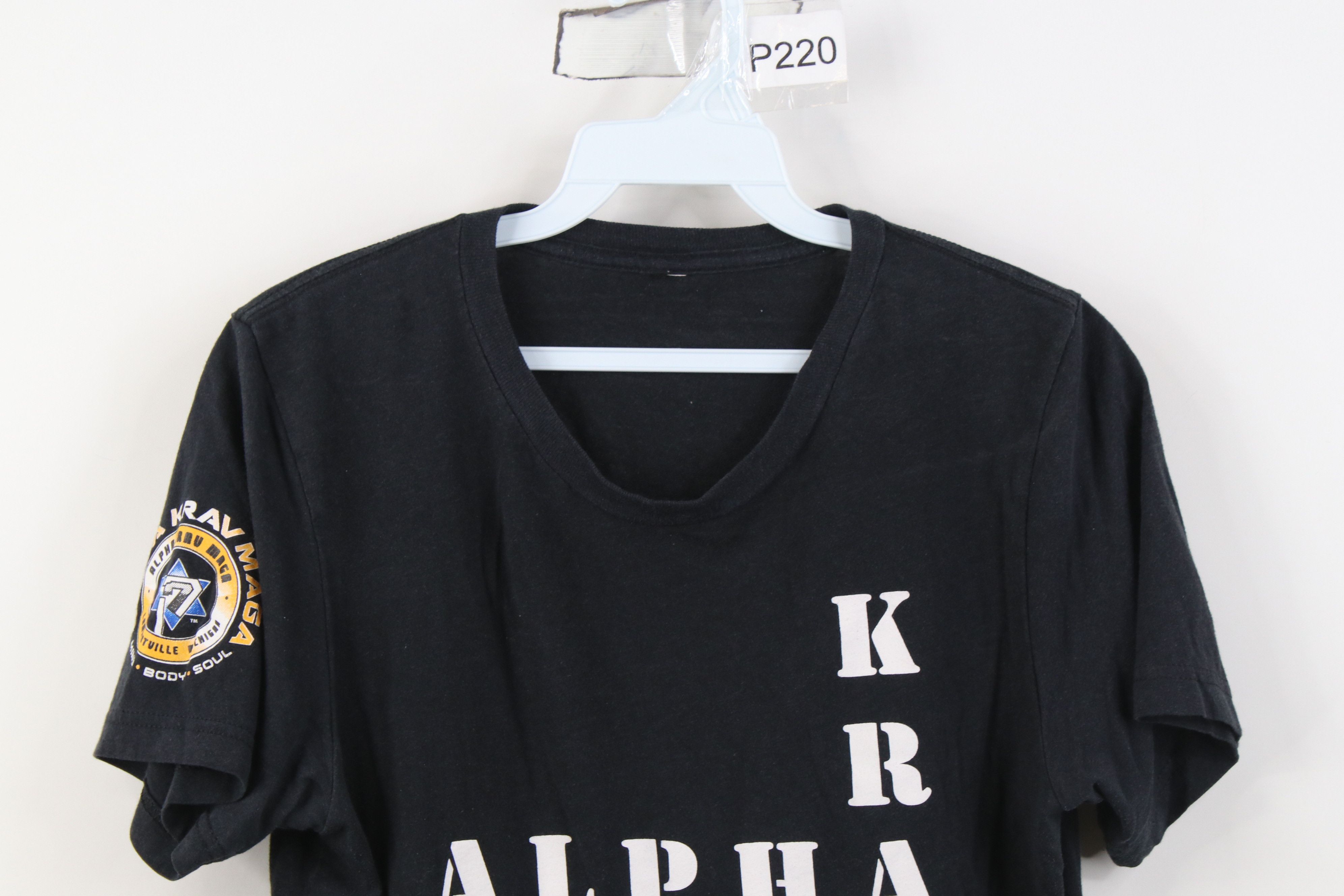 Vintage Vintage Spell Alpha Krav Maga Defense Short Sleeve T-Shirt Size US XS / EU 42 / 0 - 2 Thumbnail