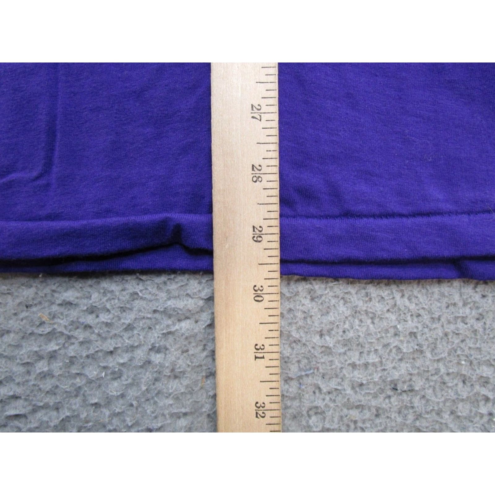 Mickey Unlimited VINTAGE Mickey Unlimited Shirt Mens L Purple 1990s Embroidered Crew Neck 90s Disney Knit Cotton Short Sleeve T-Shirt Size US L / EU 52-54 / 3 - 7 Thumbnail