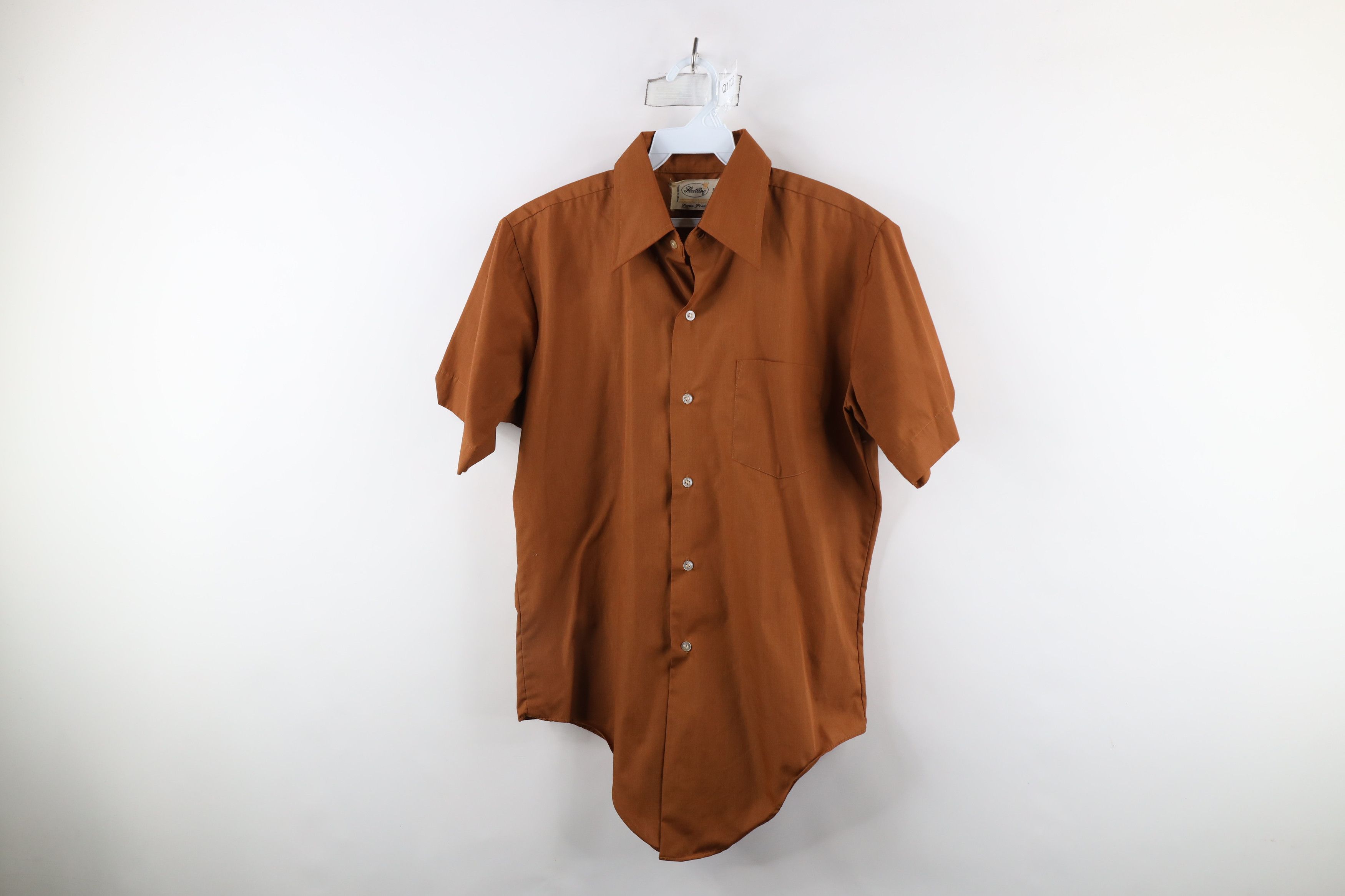 Vintage Vintage 70s Streetwear Short Sleeve Collared Button Shirt Size US M / EU 48-50 / 2 - 1 Thumbnail