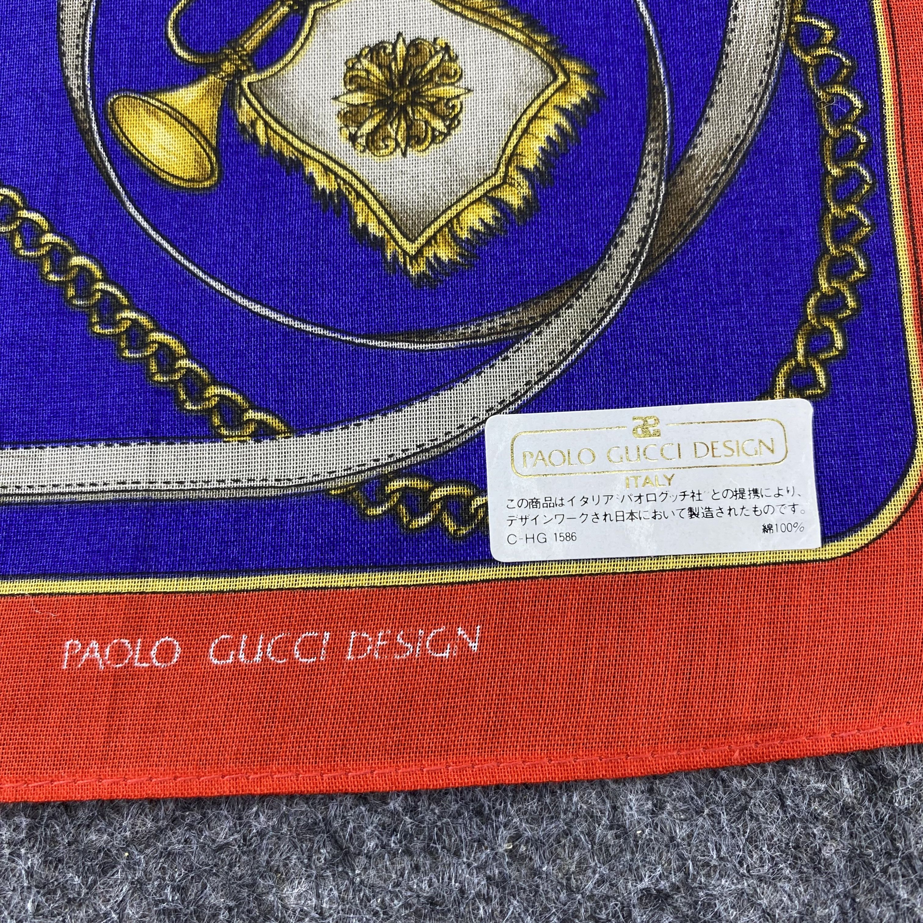 Paolo Gucci Paolo Gucci Handkerchief / Bandana / Neckerchief-B1250 Size ONE SIZE - 5 Thumbnail