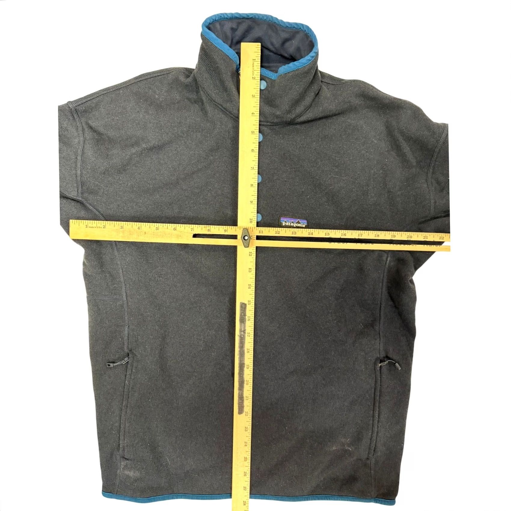 Patagonia Patagonia Better Sweater Pullover Navy Blue L Mens Snap-T with Pockets Logo Four-Snap Placket Mock Neck Durable Fleece Jacket-style Sweatshirt Size US L / EU 52-54 / 3 - 2 Thumbnail