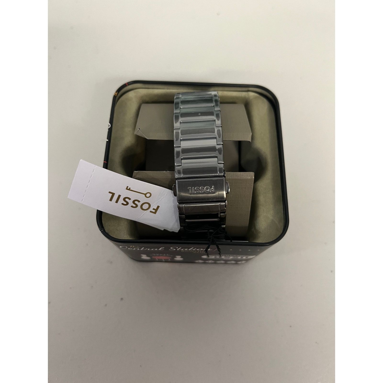 Fossil Fossil BQM2609 Evanston Gunmetal Stainless Steel Watch Size ONE SIZE - 4 Thumbnail