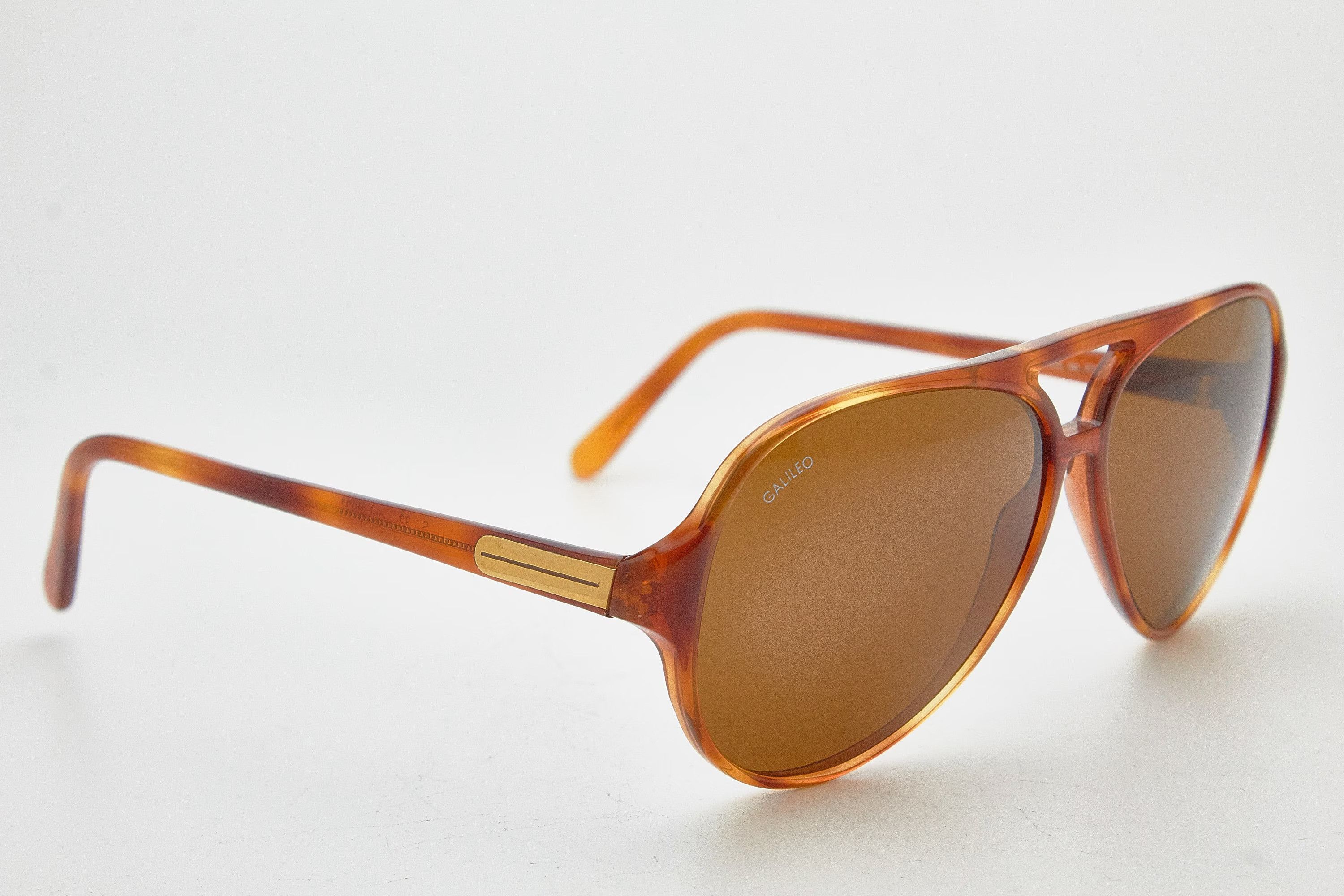 Other GALILEO vintage 80s oversized tortoise shell aviator specs Size ONE SIZE - 1 Thumbnail