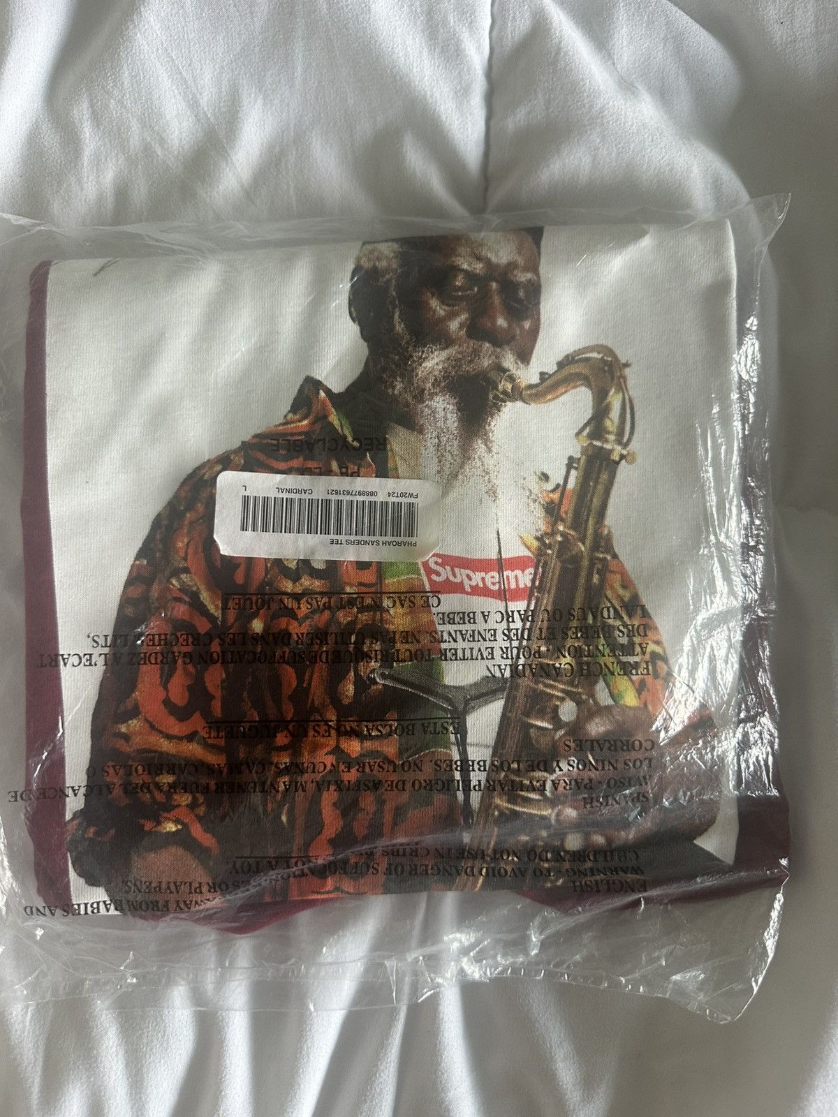 Supreme Supreme Pharoah Sanders Tee Size US L / EU 52-54 / 3 - 4 Thumbnail