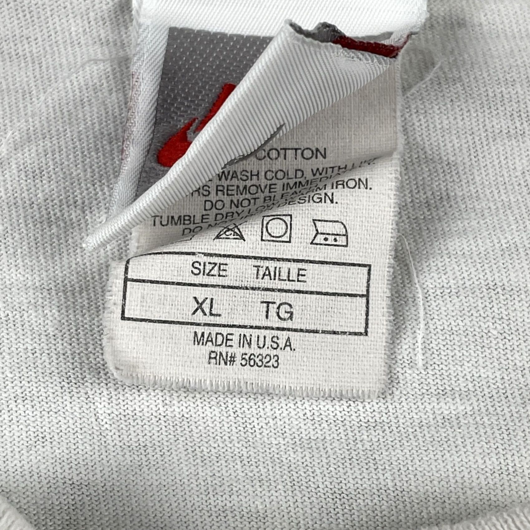 Nike VINTAGE Nike L White Shirt Mens 90s Georgia 400 Road Race 1993 Nike Town Atlanta Made In USA Size US L / EU 52-54 / 3 - 6 Thumbnail