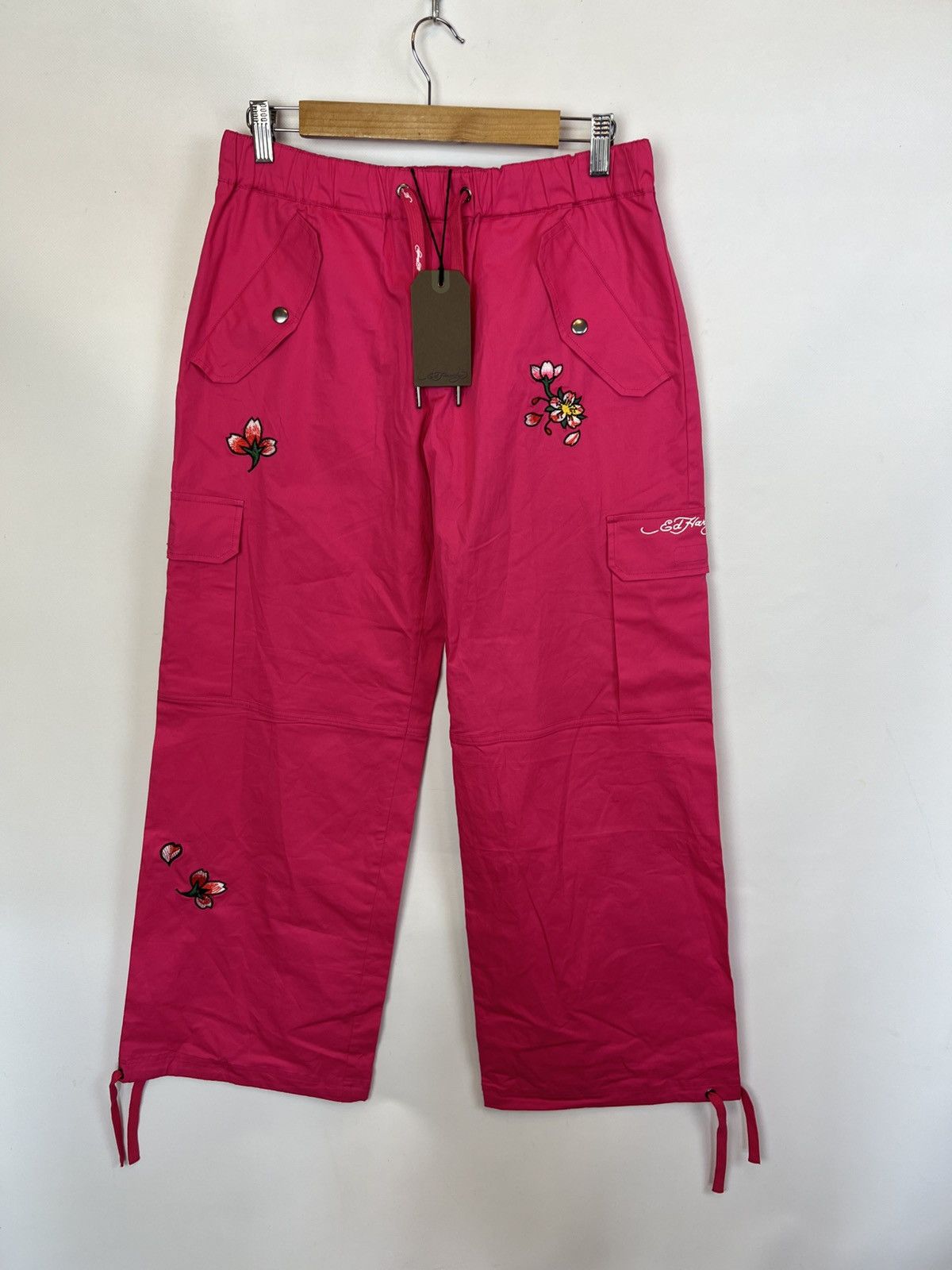 Other Vintage Ed Hardy Skull blossom magenta opium pink pants Size 30" / US 8 / IT 44 - 4 Thumbnail